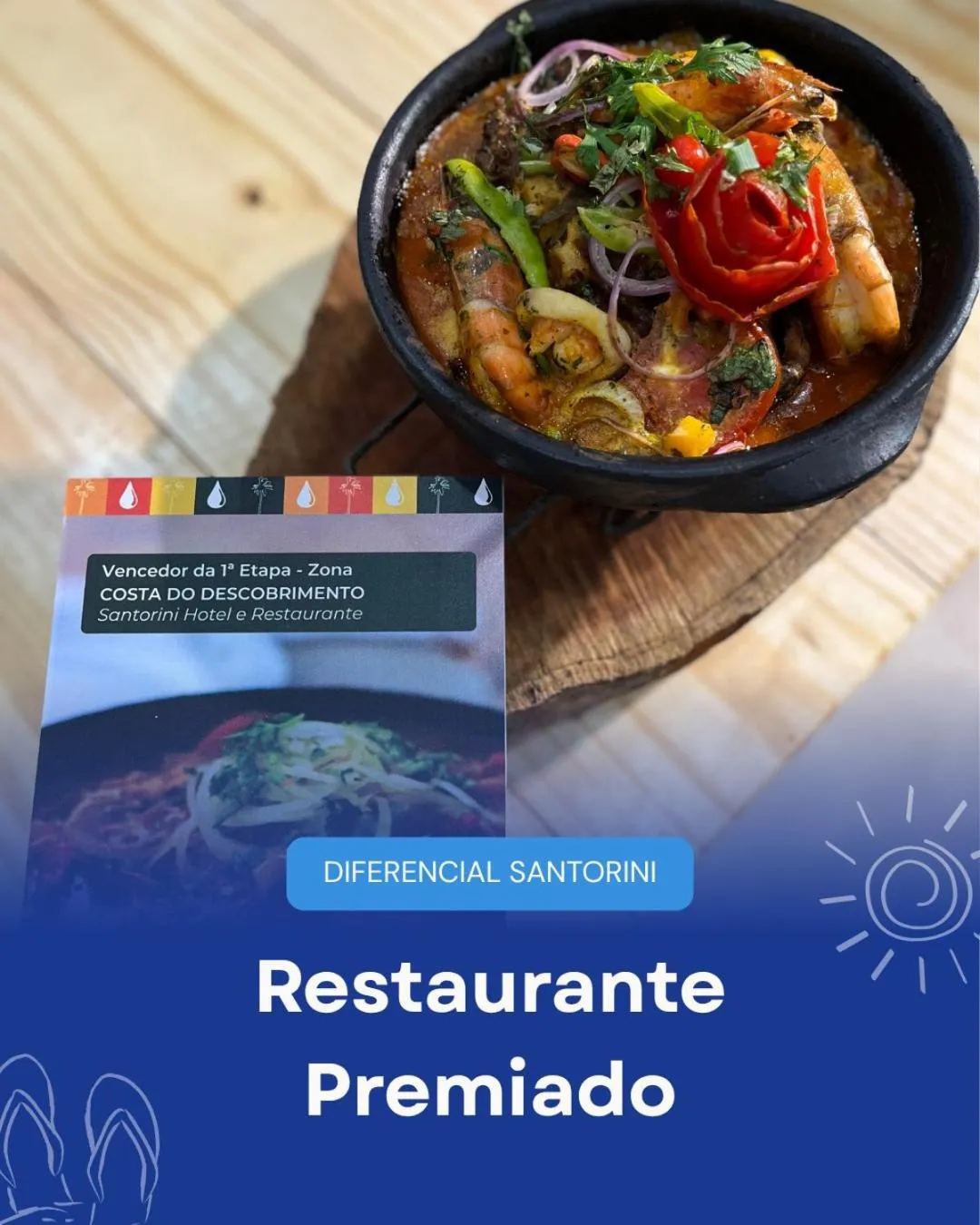 Food and drinks in Santorini Beach Hotel