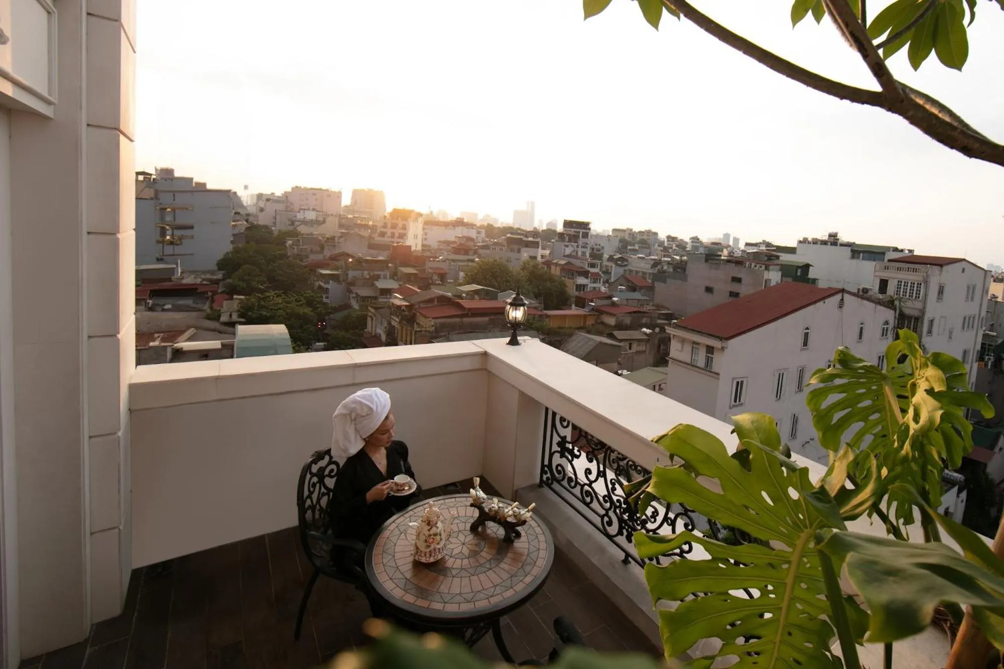 Balcony/Terrace in LeaH Silk Hotel