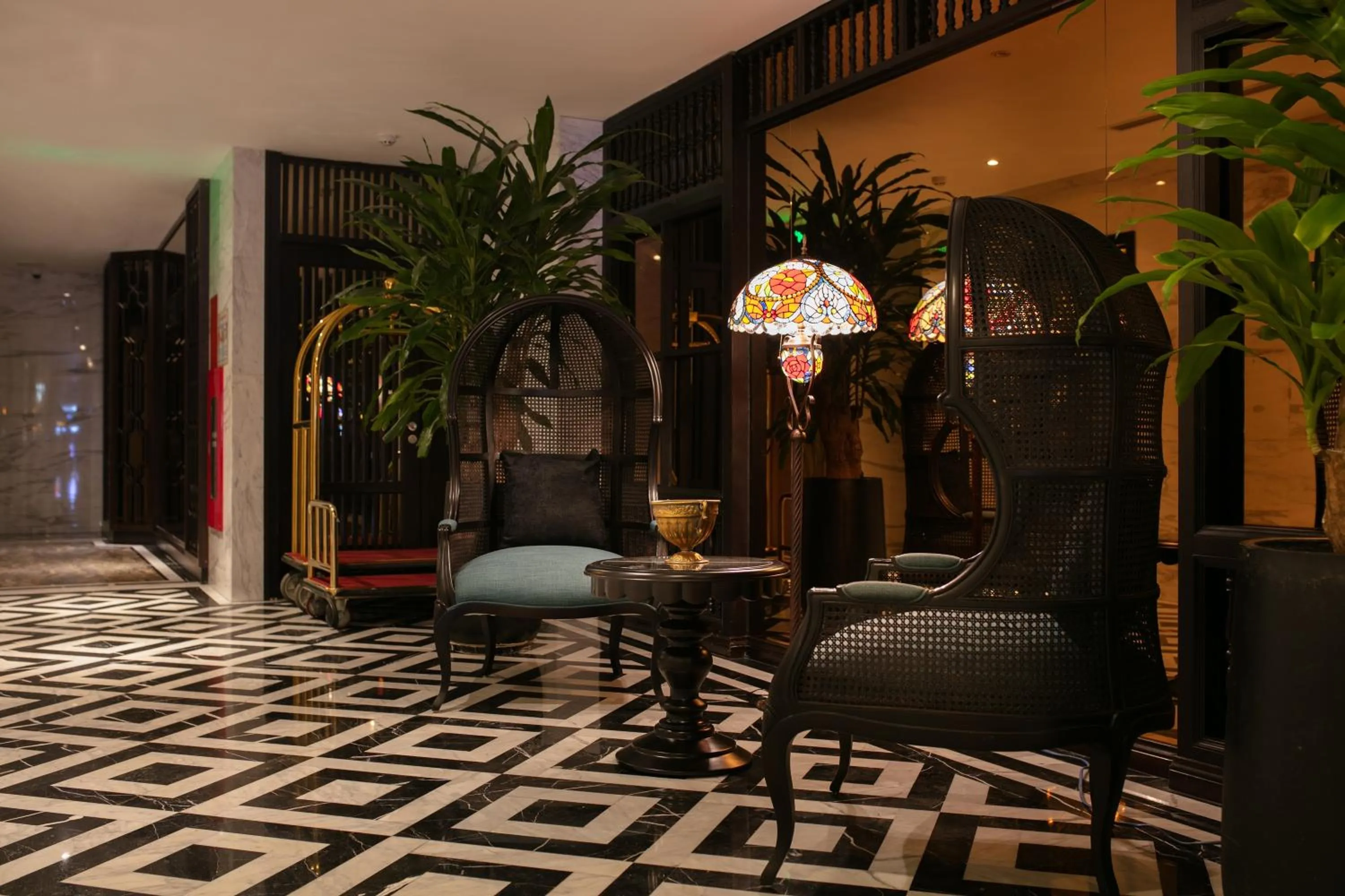 Lobby or reception in LeaH Silk Hotel