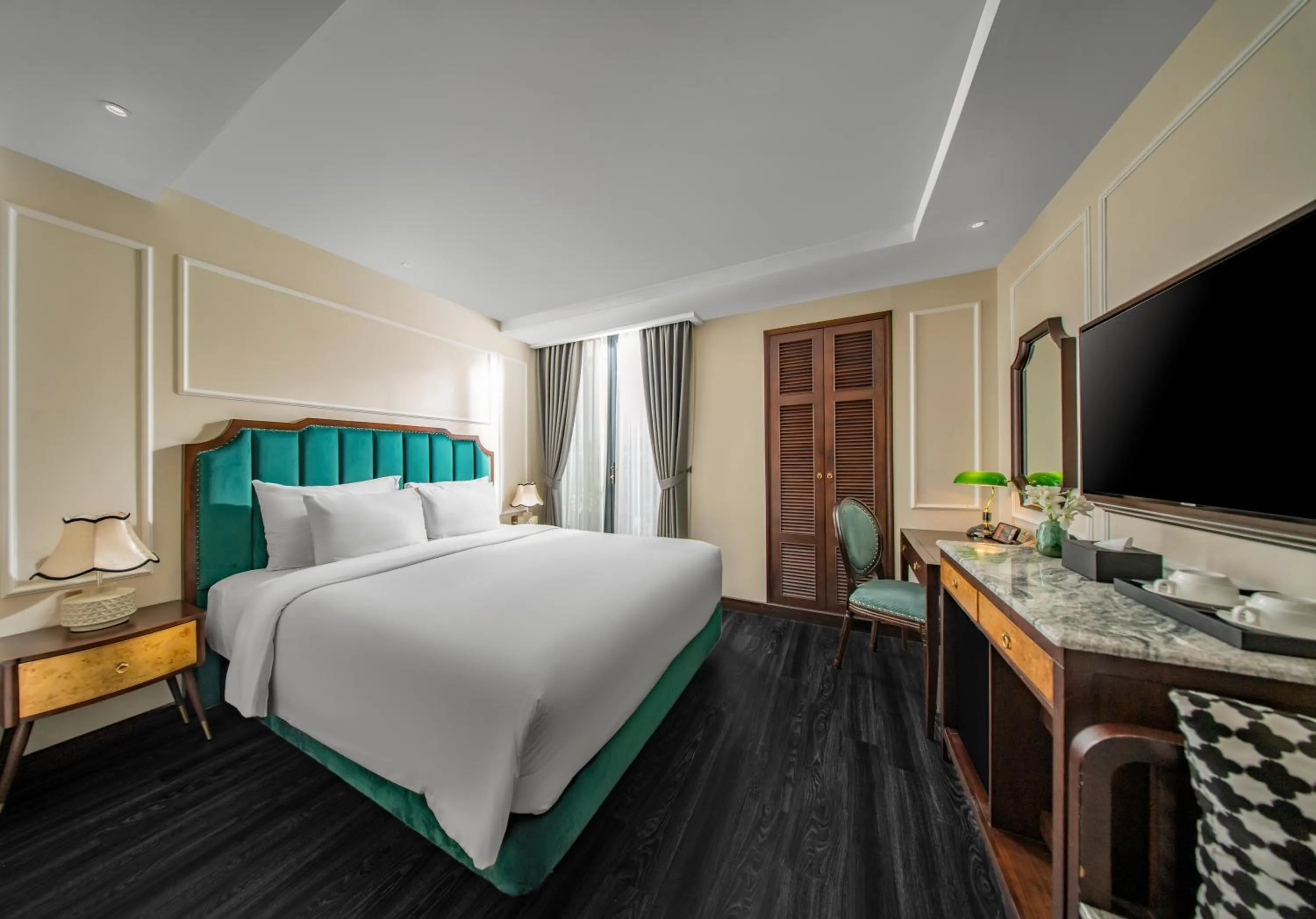 Bed in GM Premium Hotel