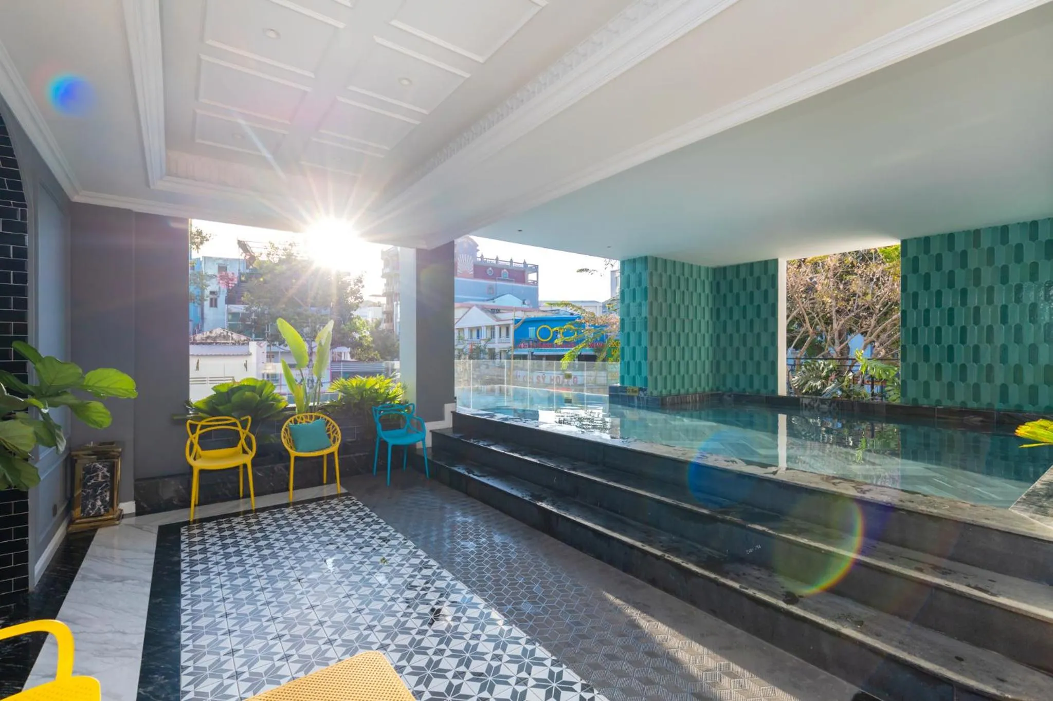 Swimming pool in Kim Minh Boutique