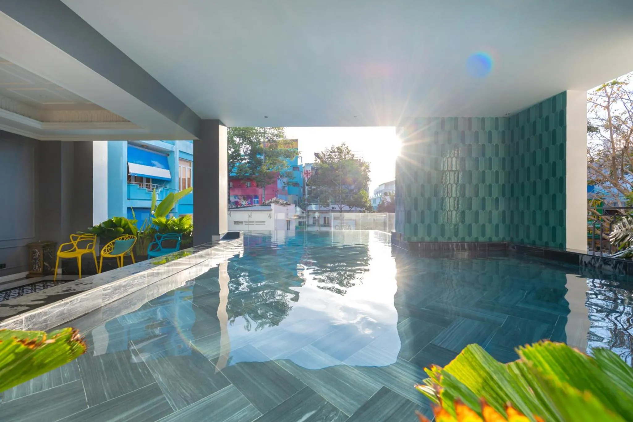 Swimming pool in Kim Minh Boutique