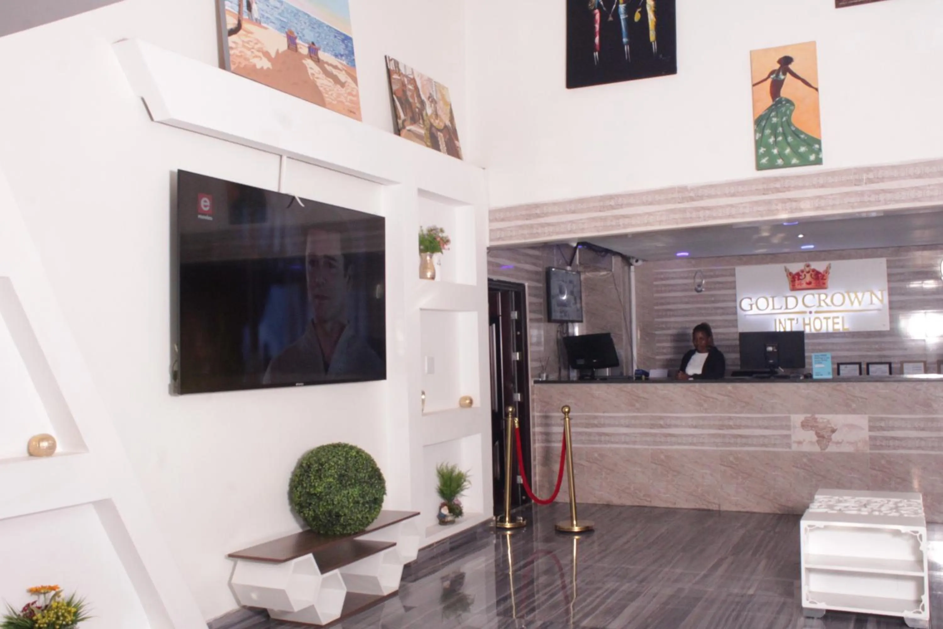 Lobby or reception in Gold Crown International Hotel Johannesburg