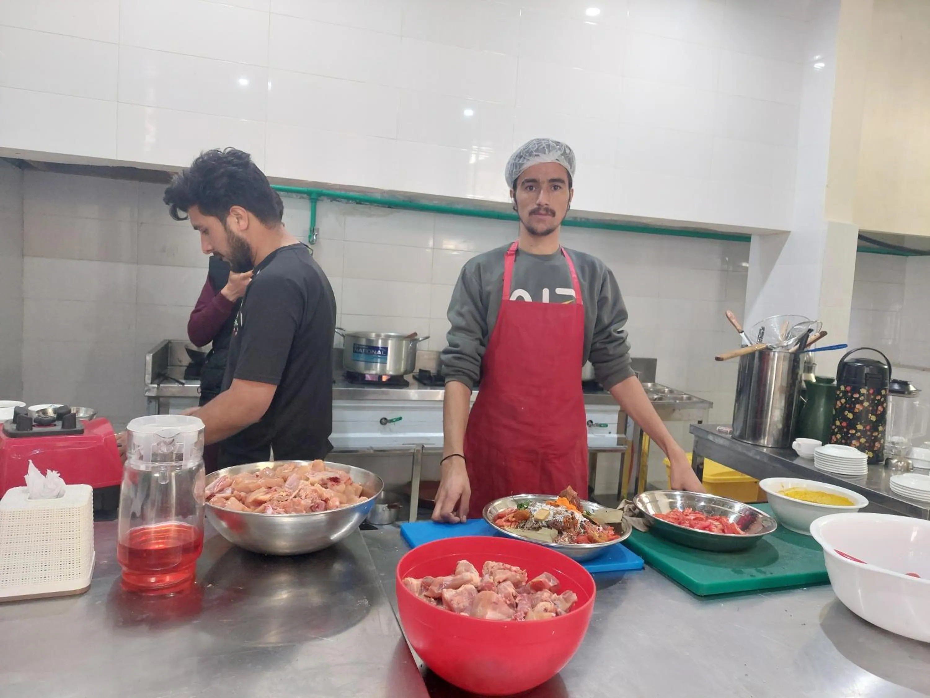 Staff in Geyari Resort Khaplu