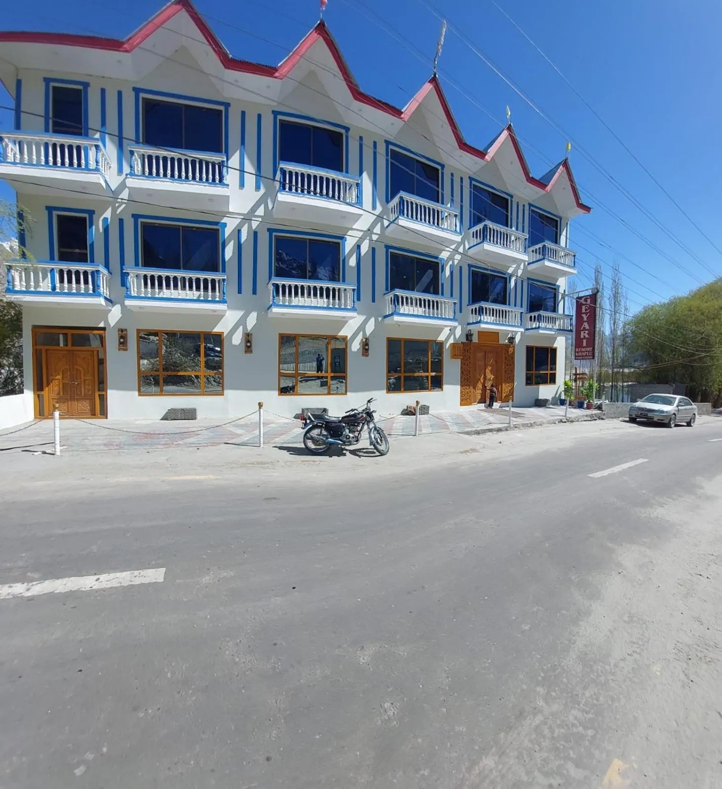 Property building in Geyari Resort Khaplu