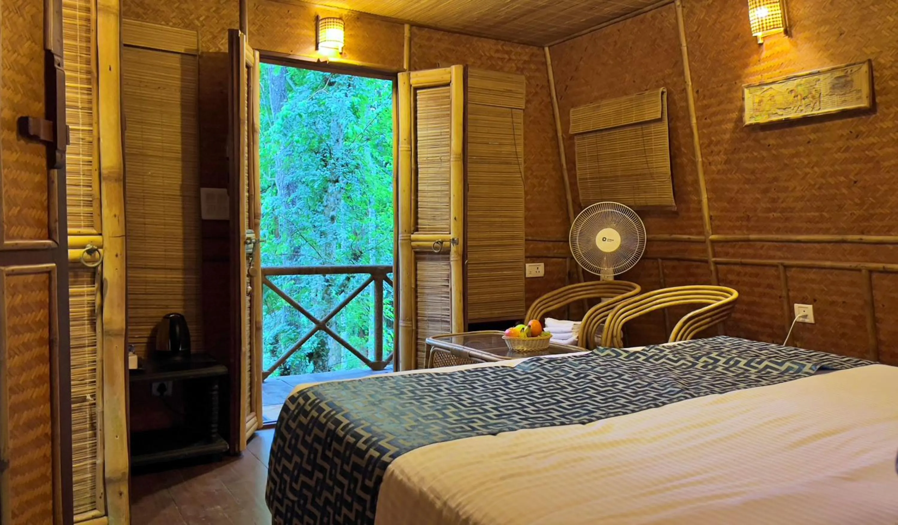 View (from property/room), Bed in Adrak Mountain Mist Forest Resort