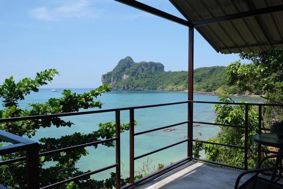 Balcony/Terrace in Phi Phi Seaside Bungalow
