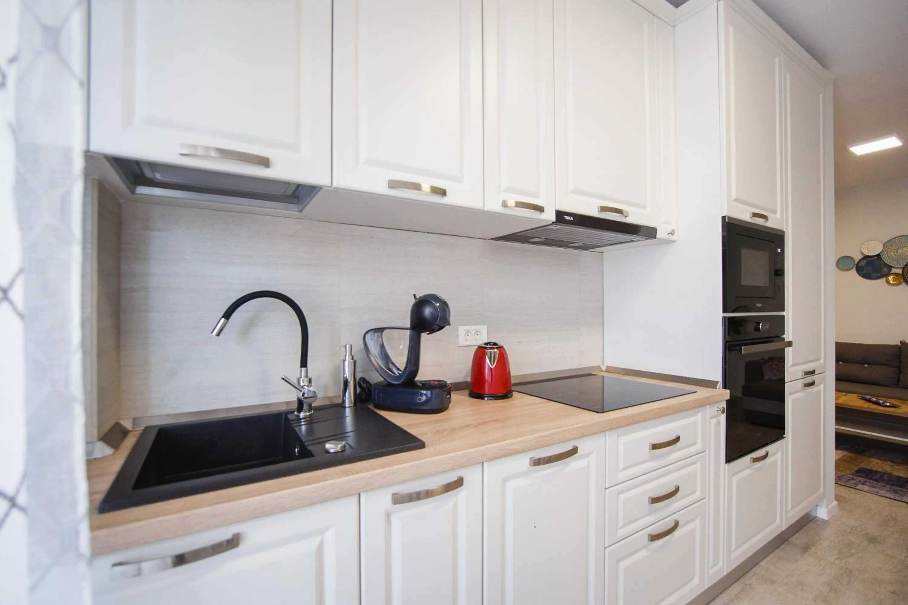 Coffee/tea facilities in Retreat to a Stylish Home at West Residence