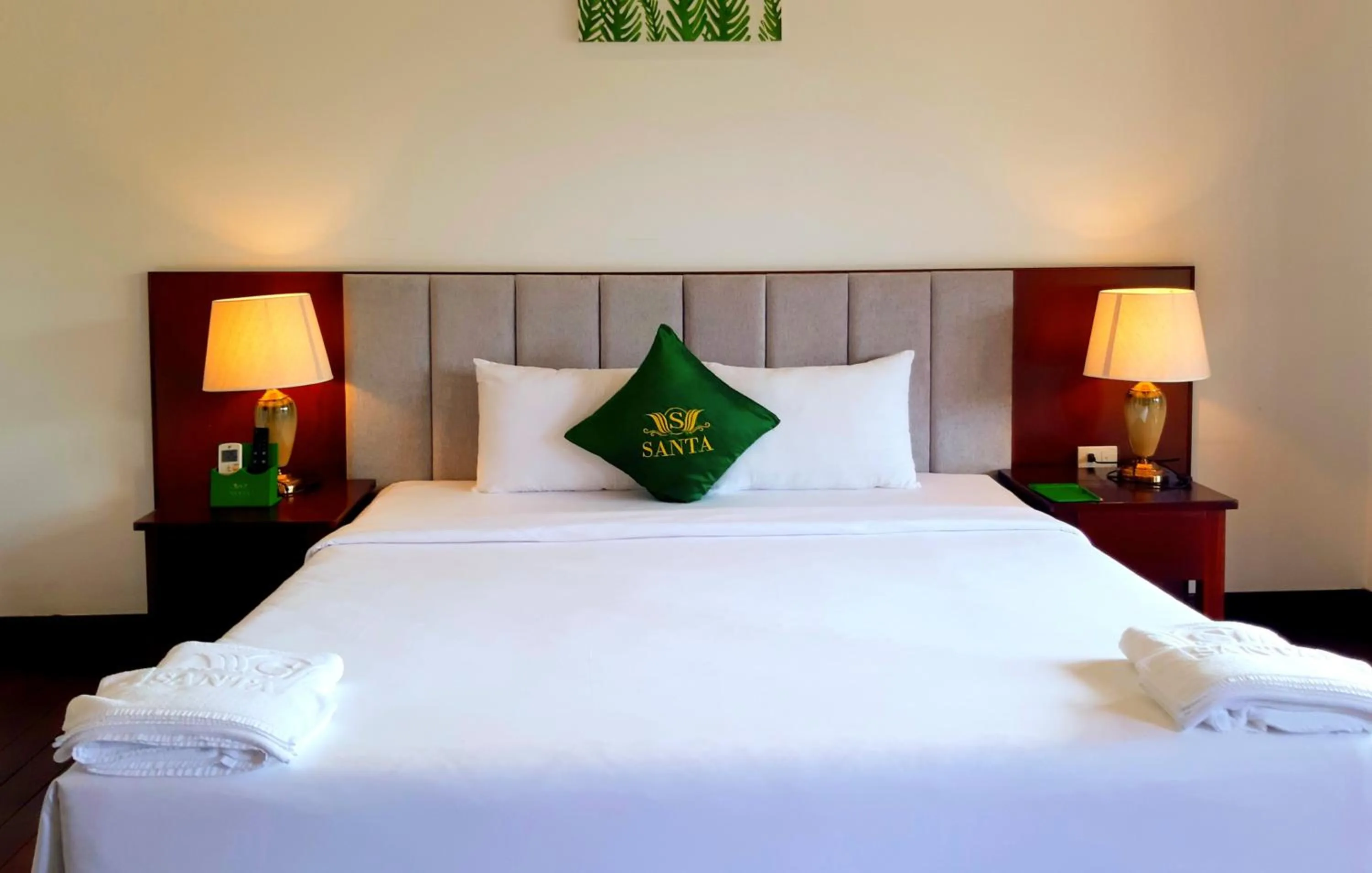 Bed in Santa Garden Resort