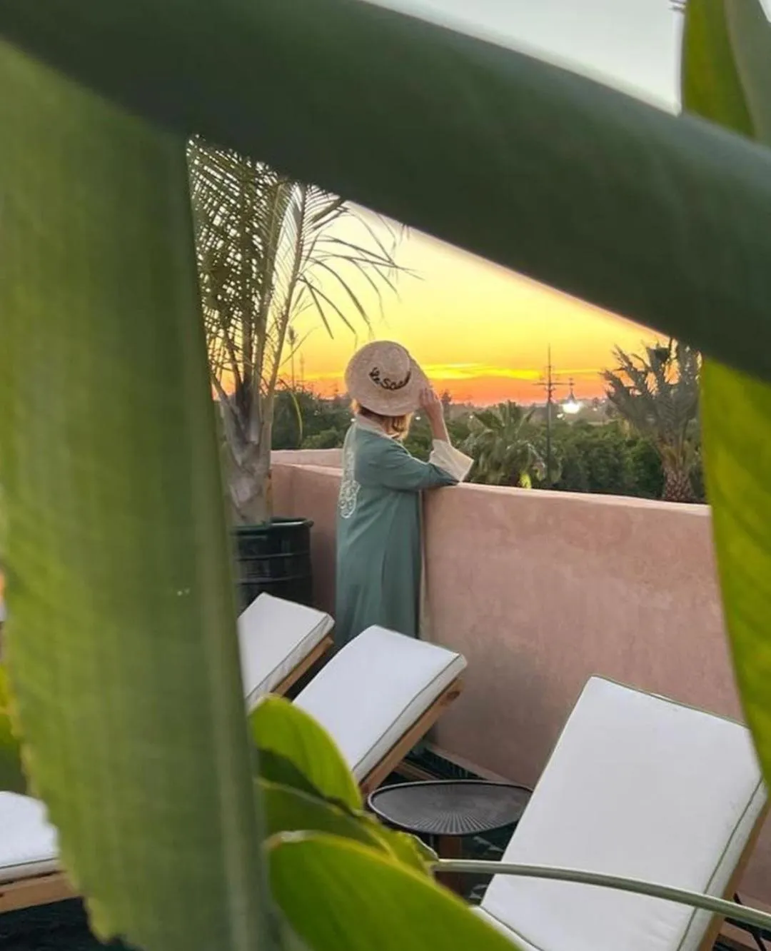 Sunset in Riad Le Saadien ,Adult only