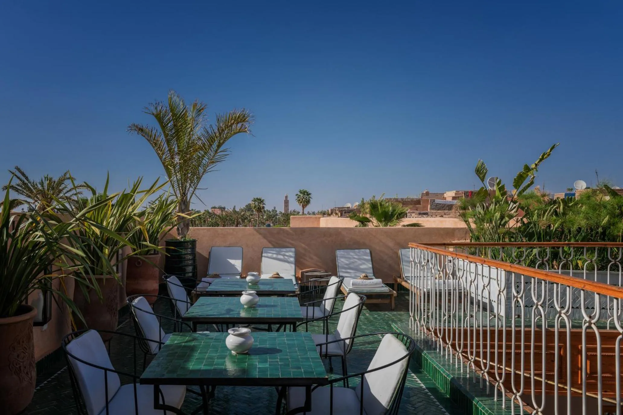 Balcony/Terrace in Riad Le Saadien ,Adult only