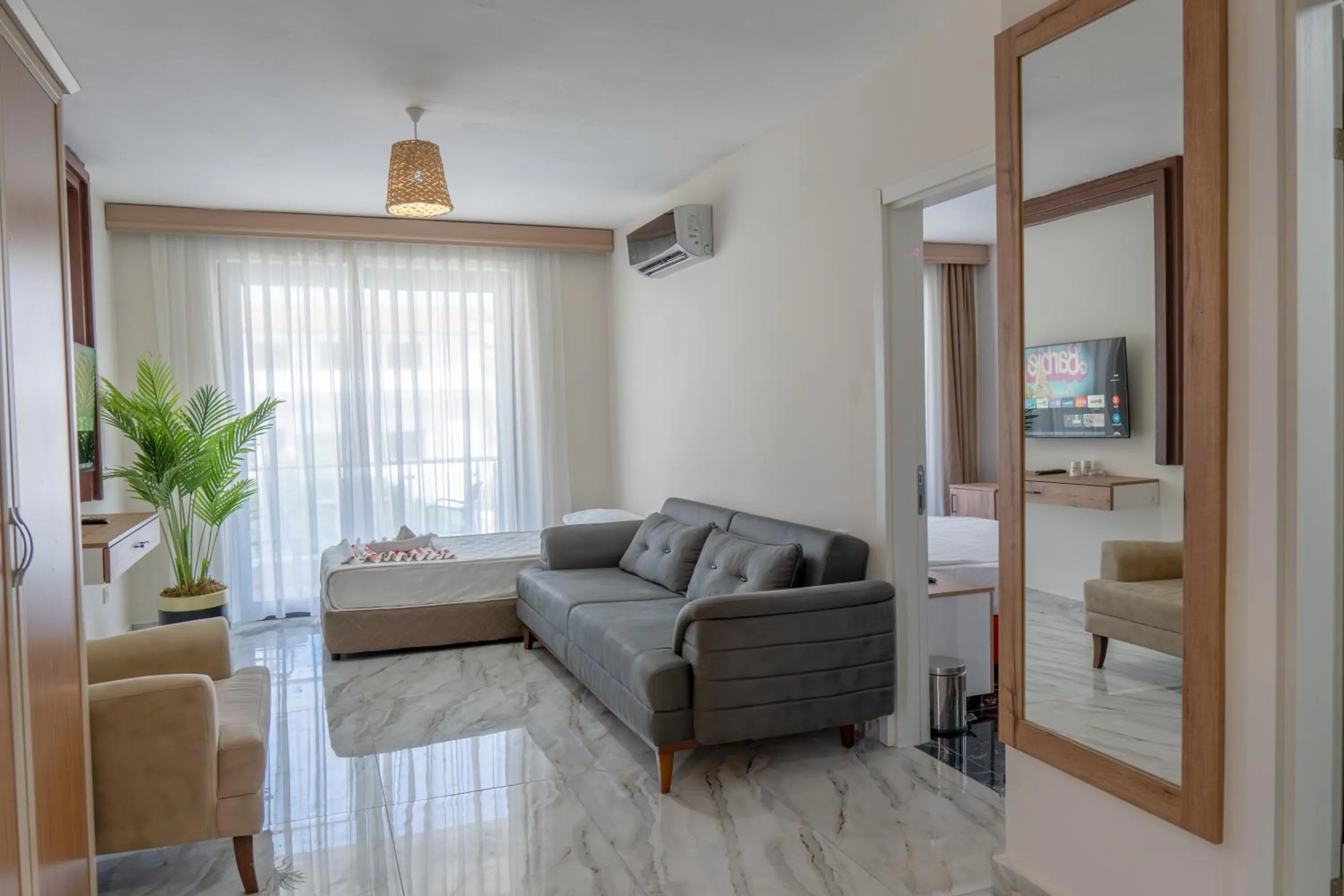 Seating area in Mr Crane Hotel