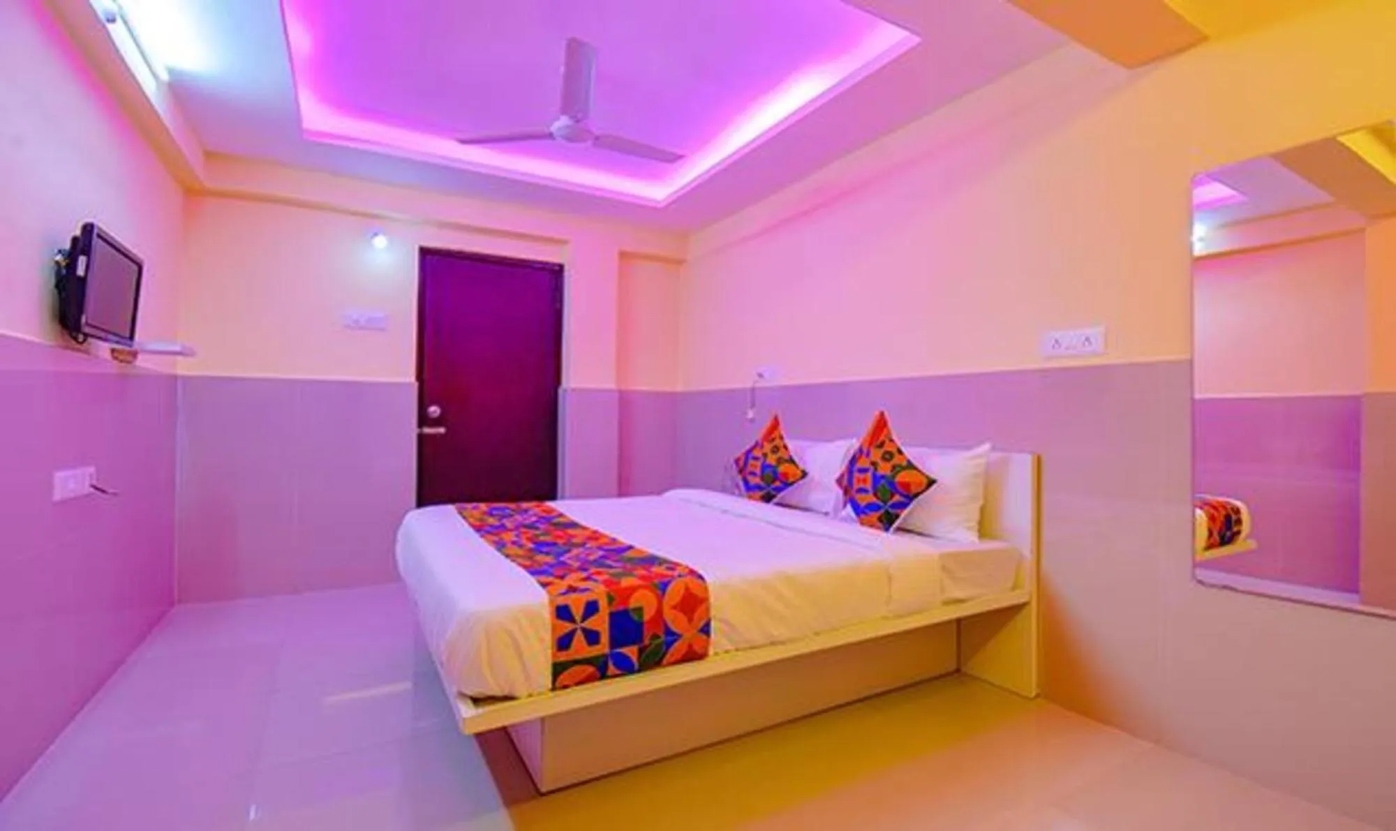 TV and multimedia, Bed in FabHotel Empire Executive - Nr HINJEWADI PHASE 1