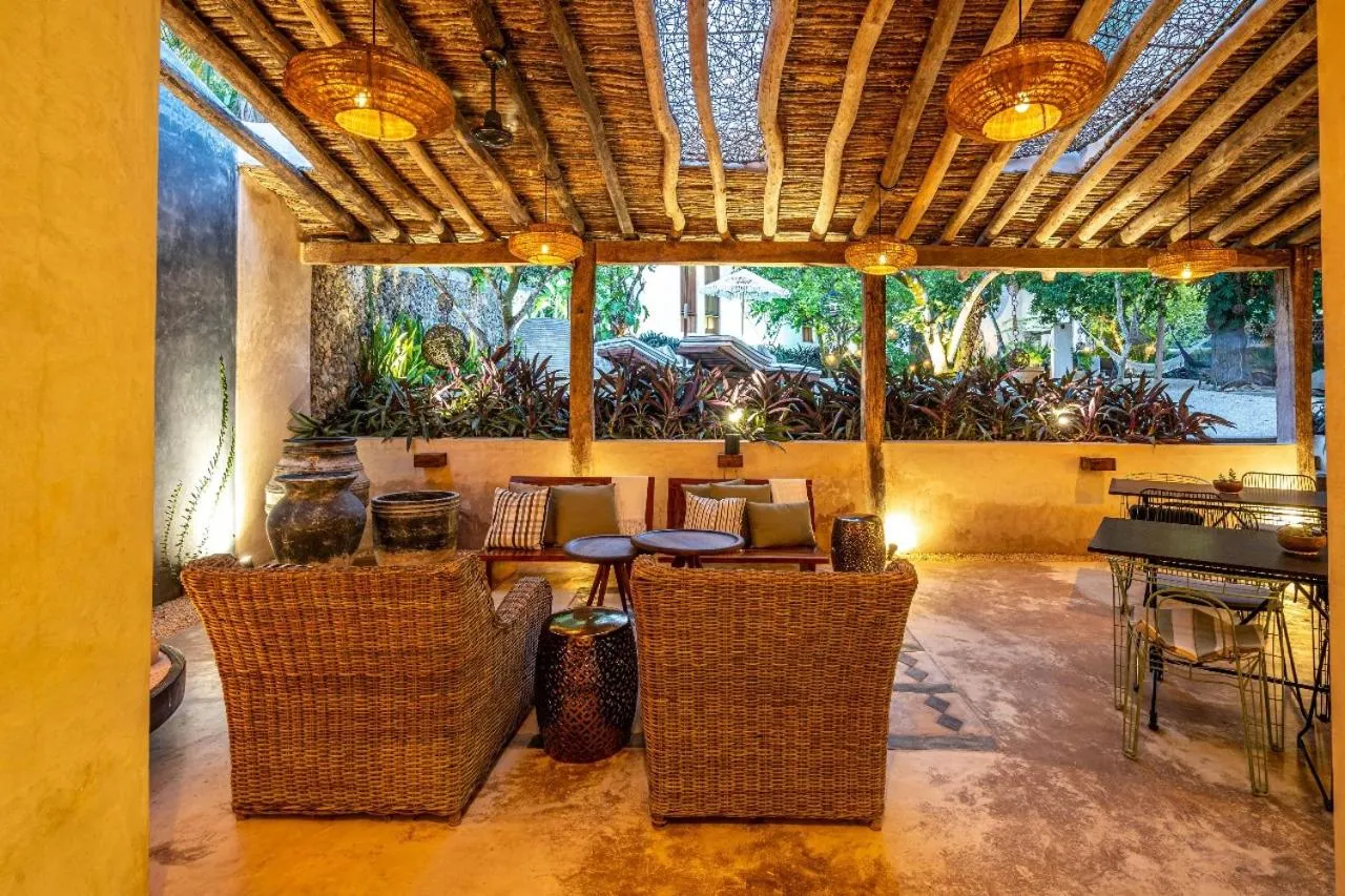 Garden view in Casa Kacaya