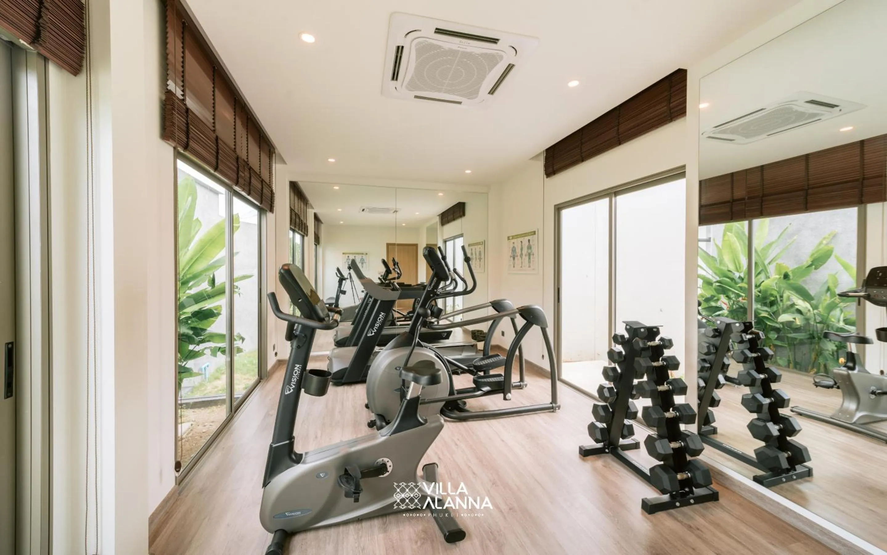 Fitness centre/facilities in Villa Alanna Phuket