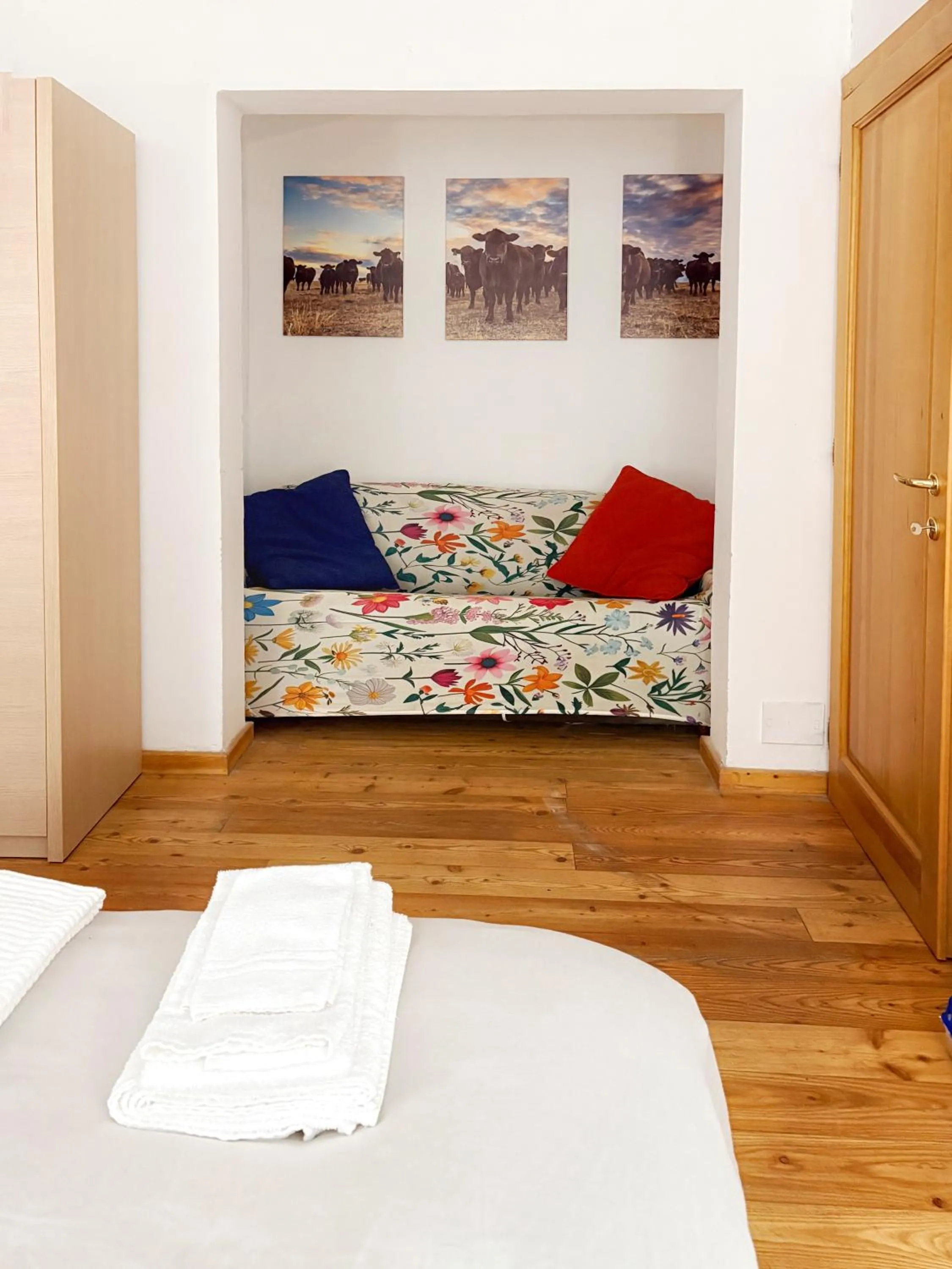 View (from property/room), Bed in Agriturismo Porta al Colle
