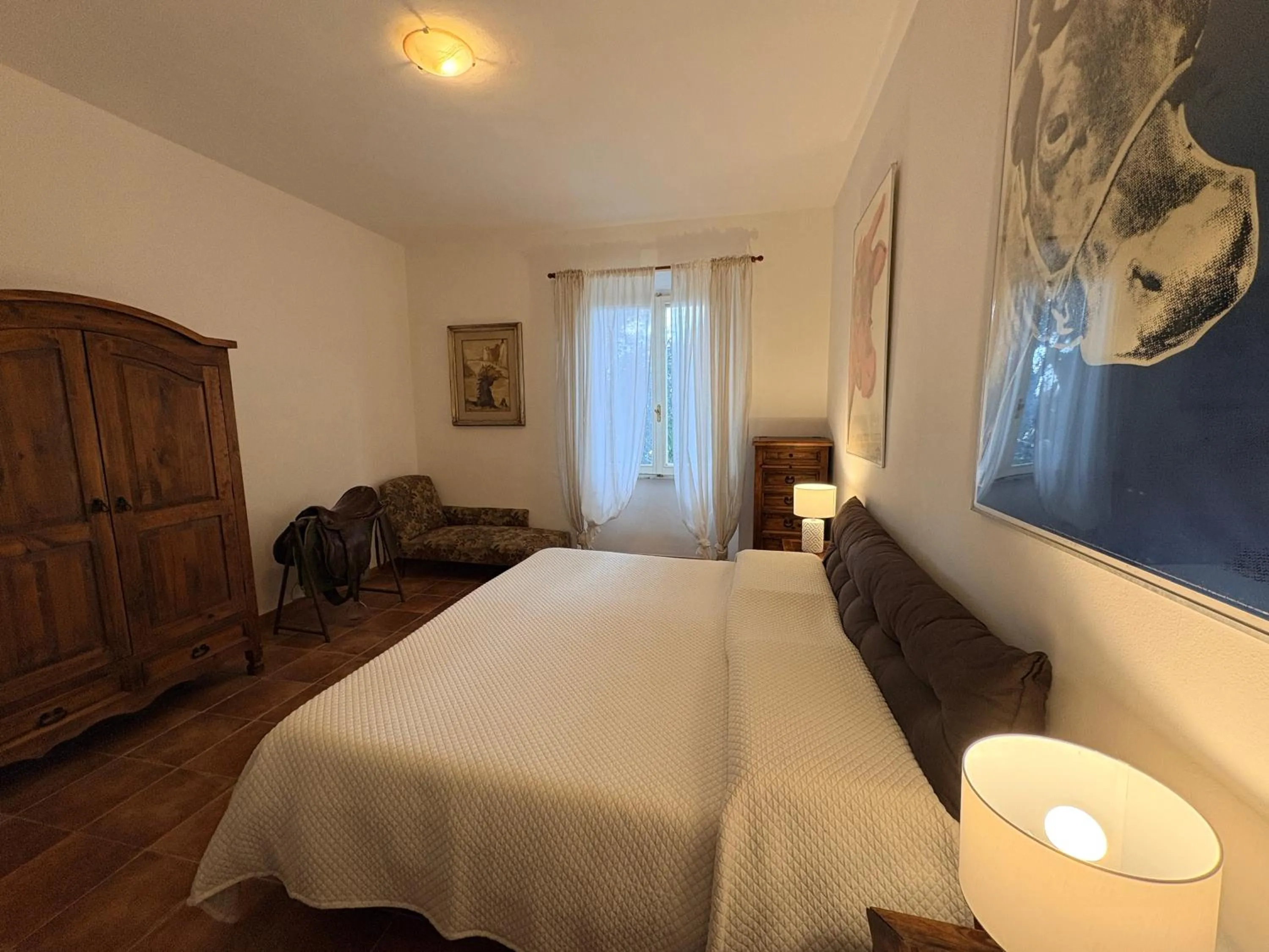 View (from property/room), Bed in Agriturismo Porta al Colle