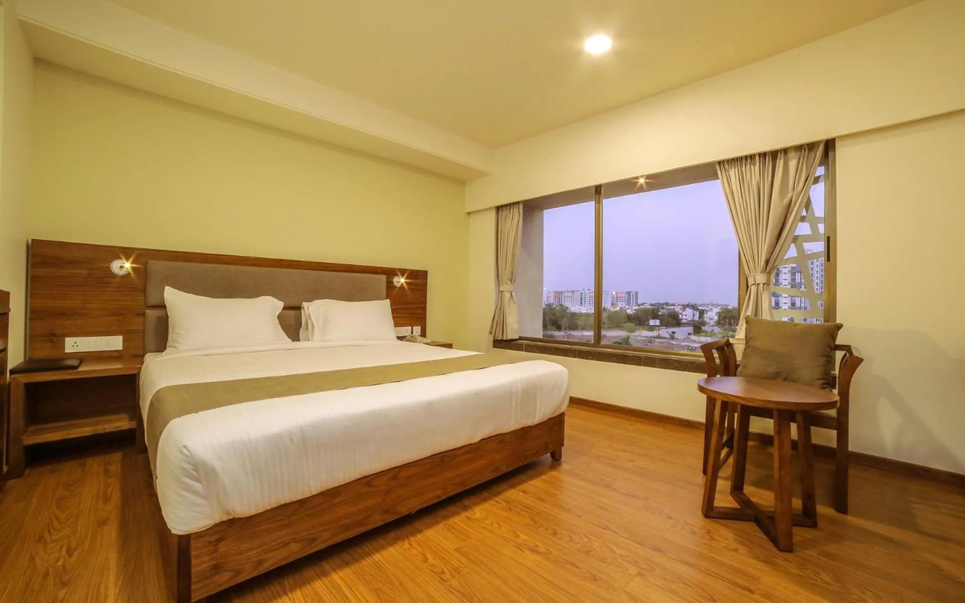 City view, Bed in The Basil Park