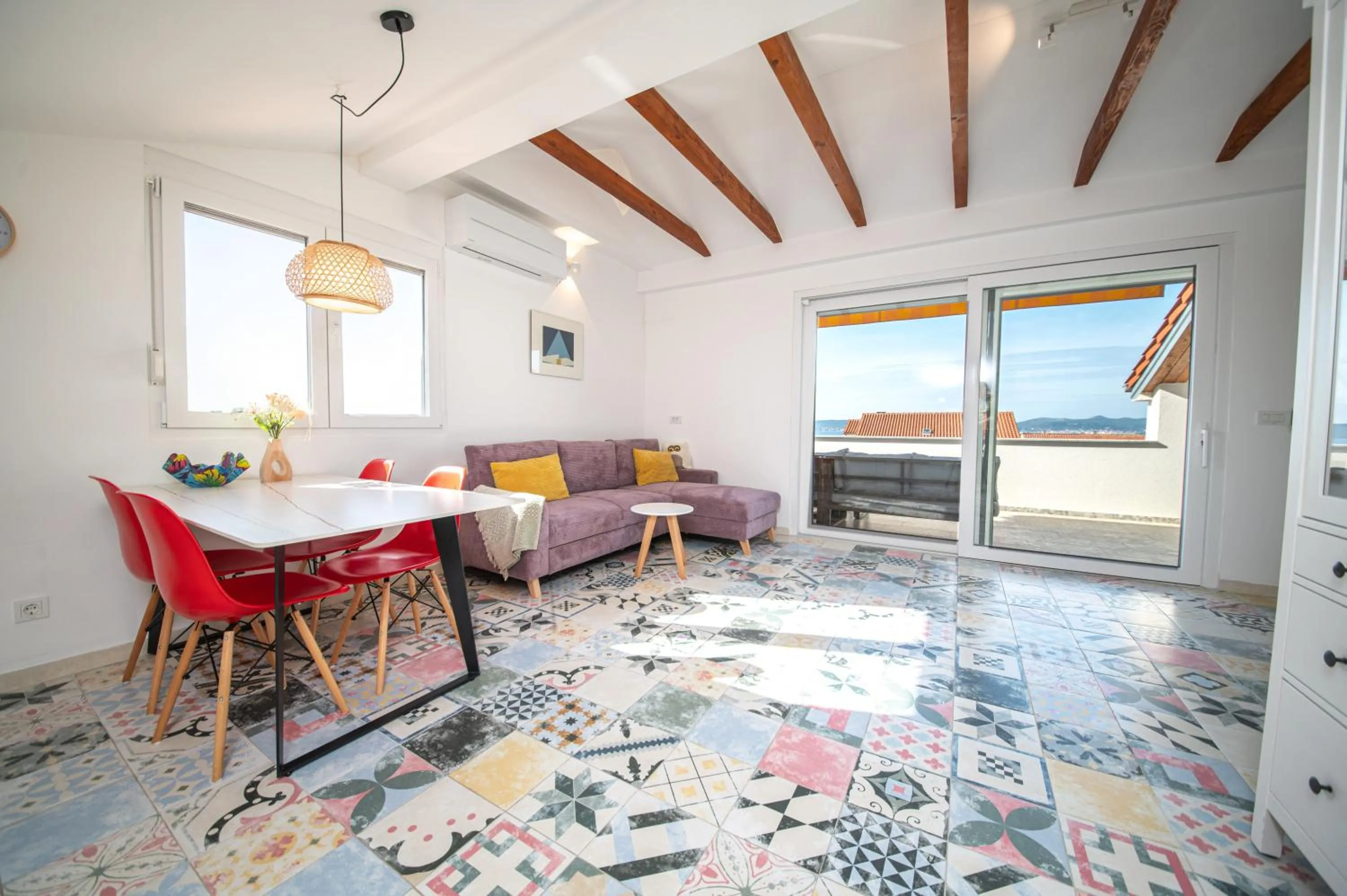 Living room in Villa Aurora