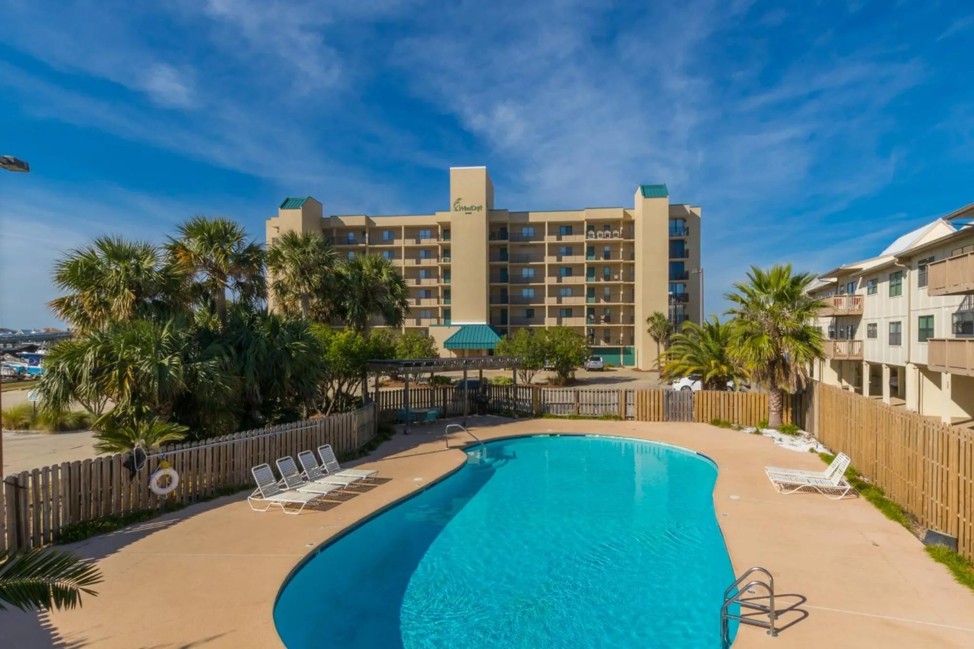 Property building in Ole River Hideway, Orange Beach, Updated 2 Bedroom Waterfront Condo, Wind Drift