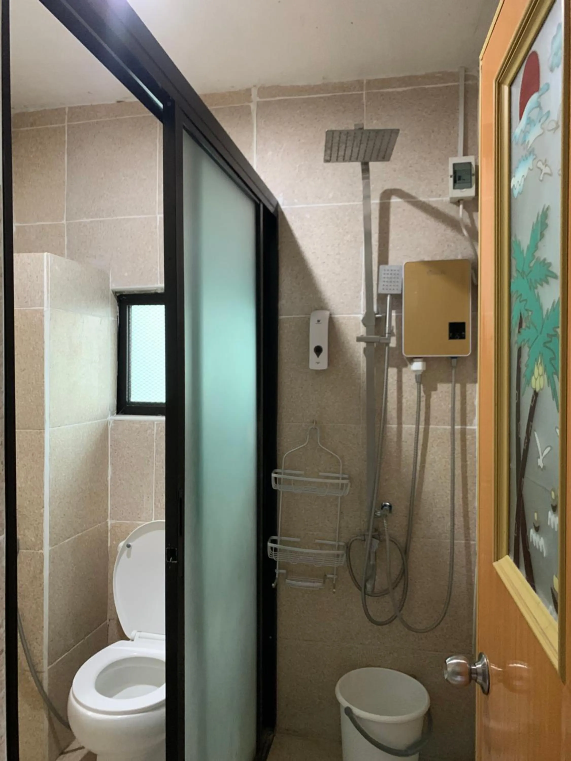 Shower in D Sanctum Resort