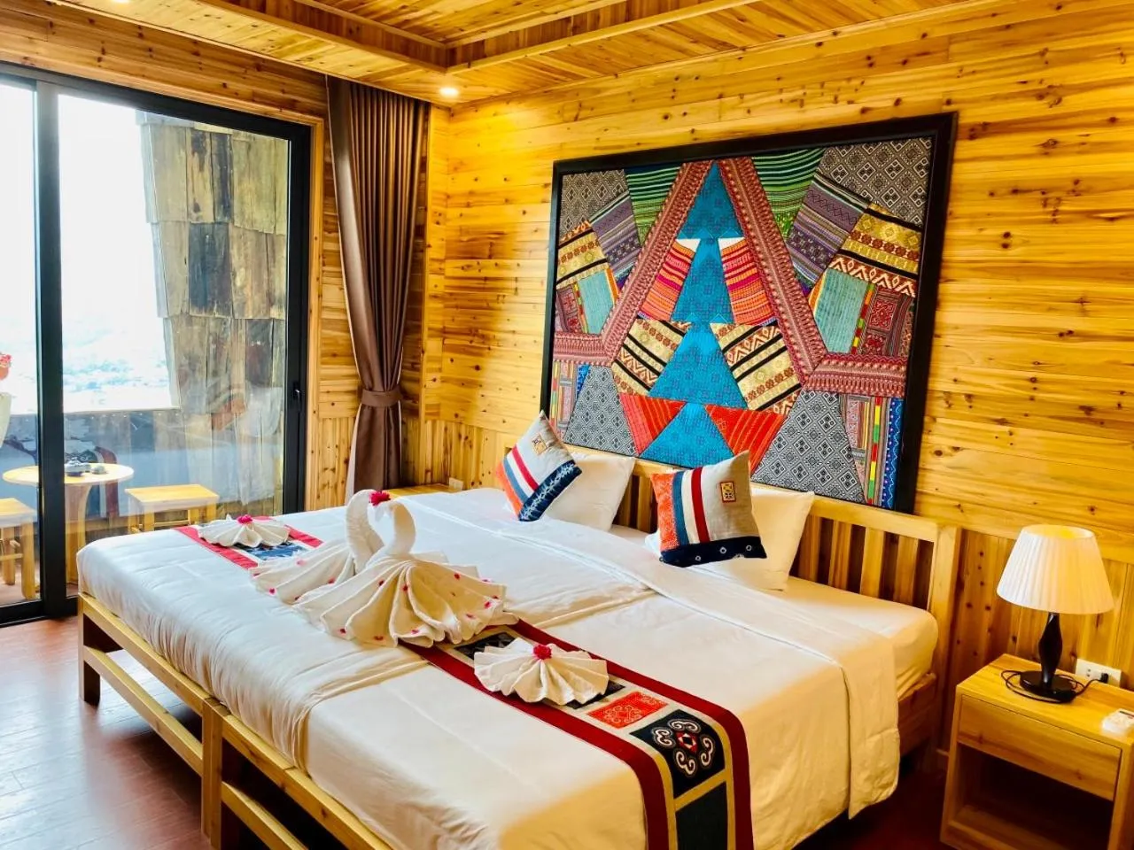 Bed in Arista Homestay