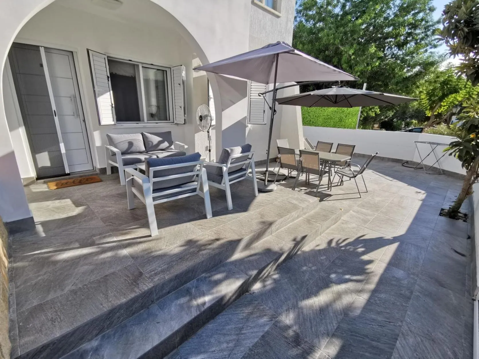 Patio in Paphos Gardens Apartment