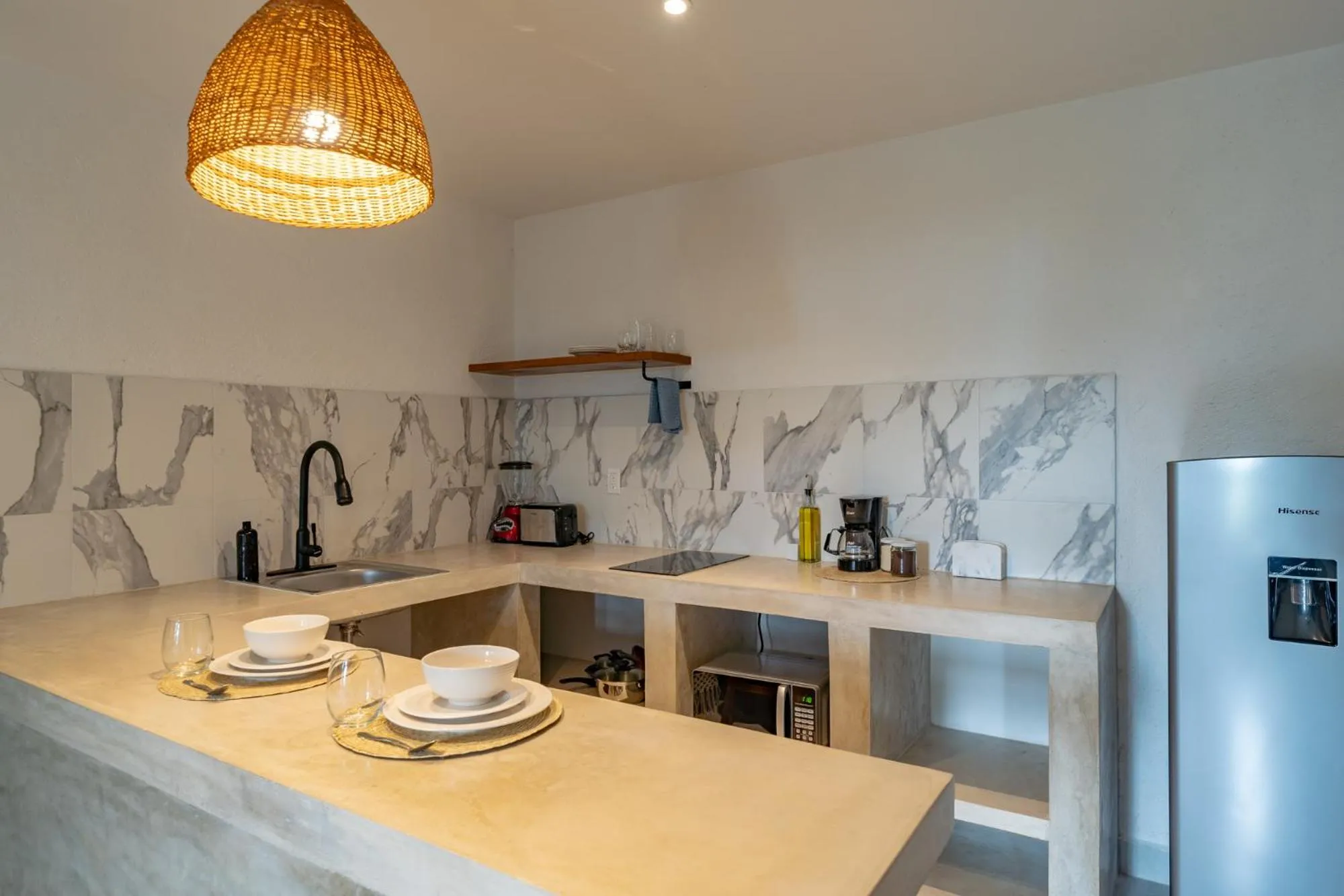 Kitchen or kitchenette in Casa Yako