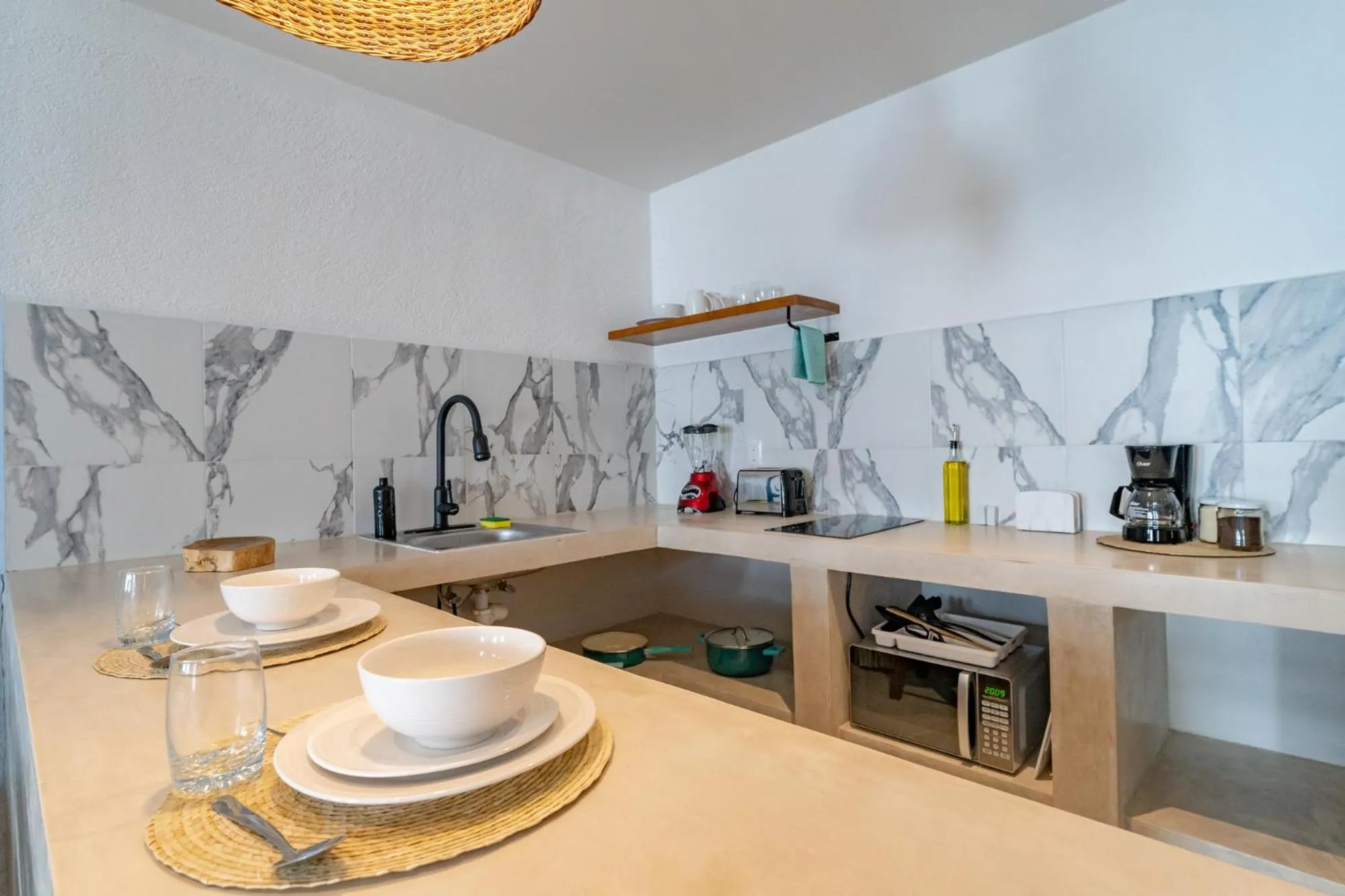 Kitchen or kitchenette in Casa Yako