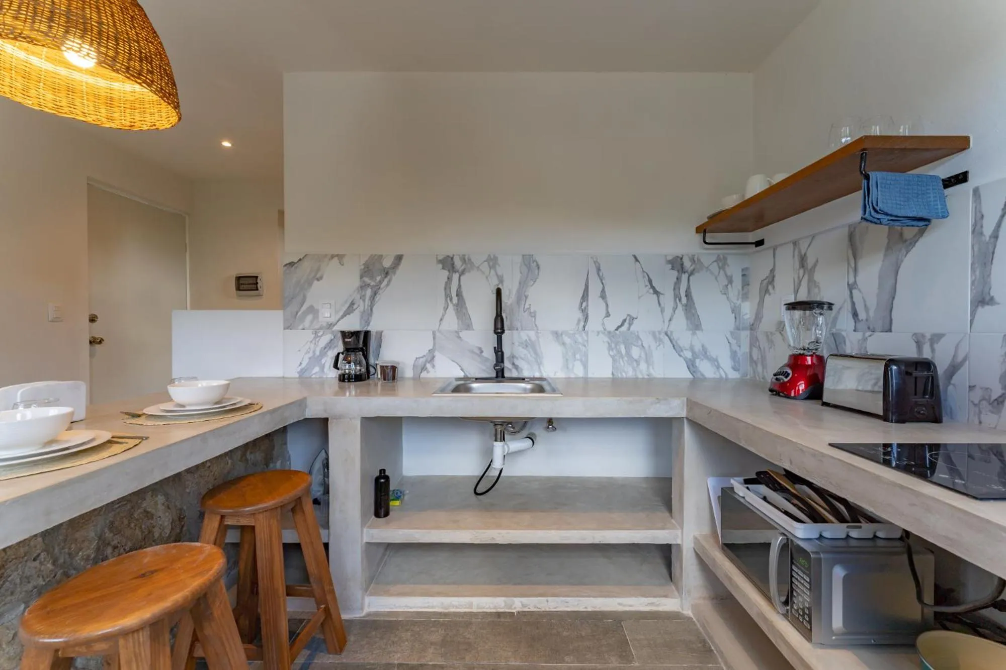 Kitchen or kitchenette in Casa Yako