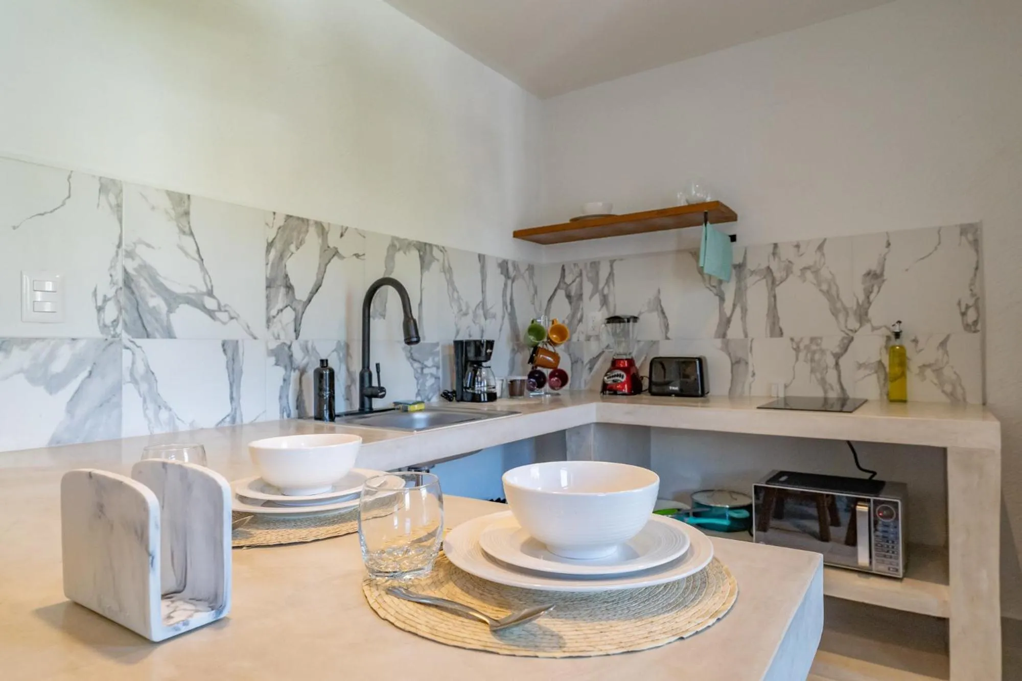 Kitchen or kitchenette in Casa Yako