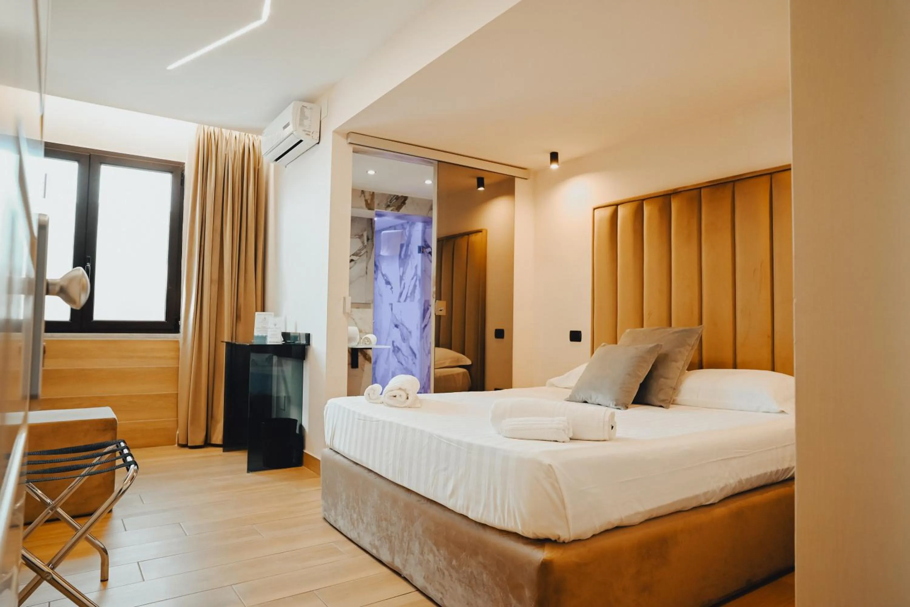 Bed in Puteoli Palace Hotel