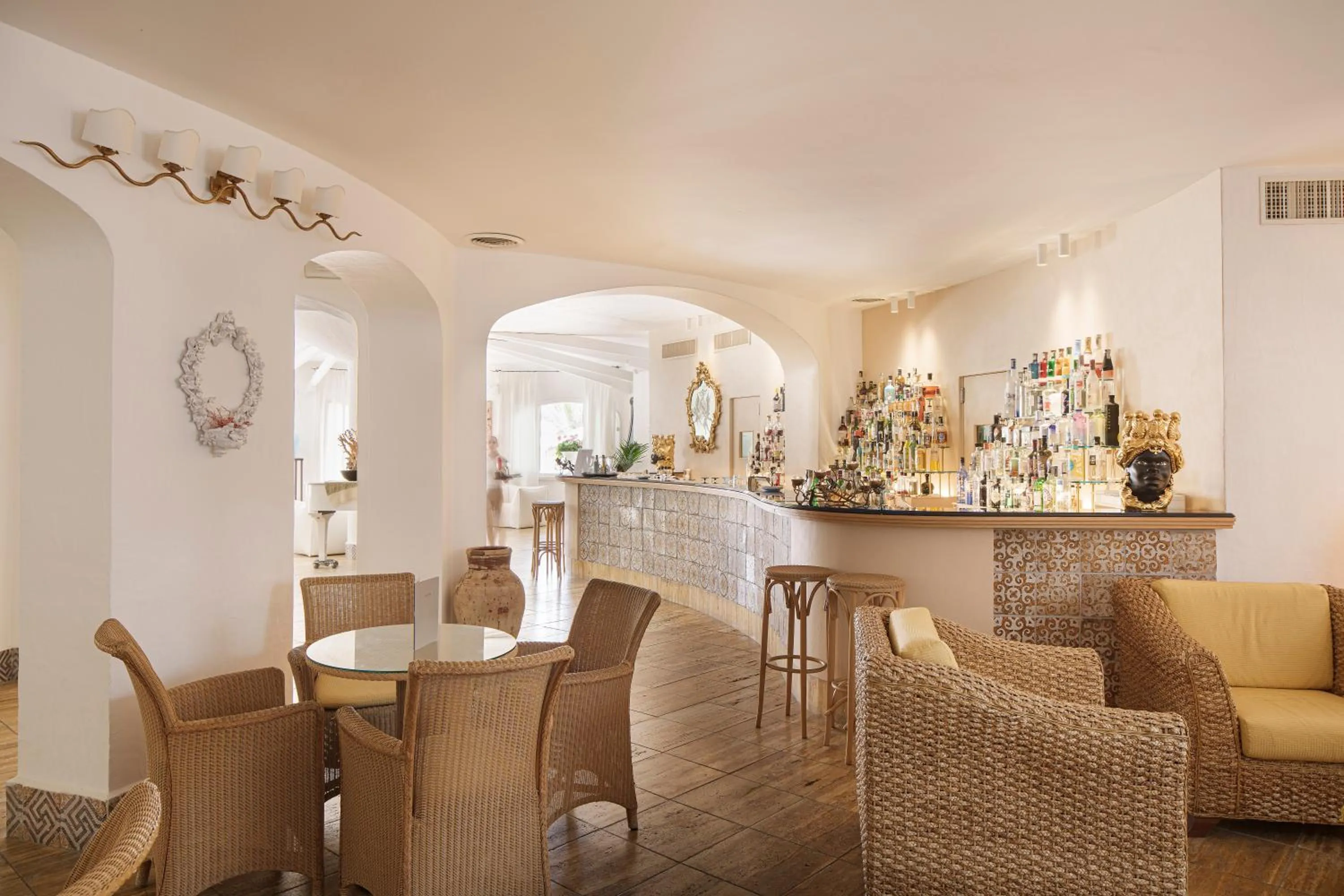 Lounge or bar in Le Calette Bay