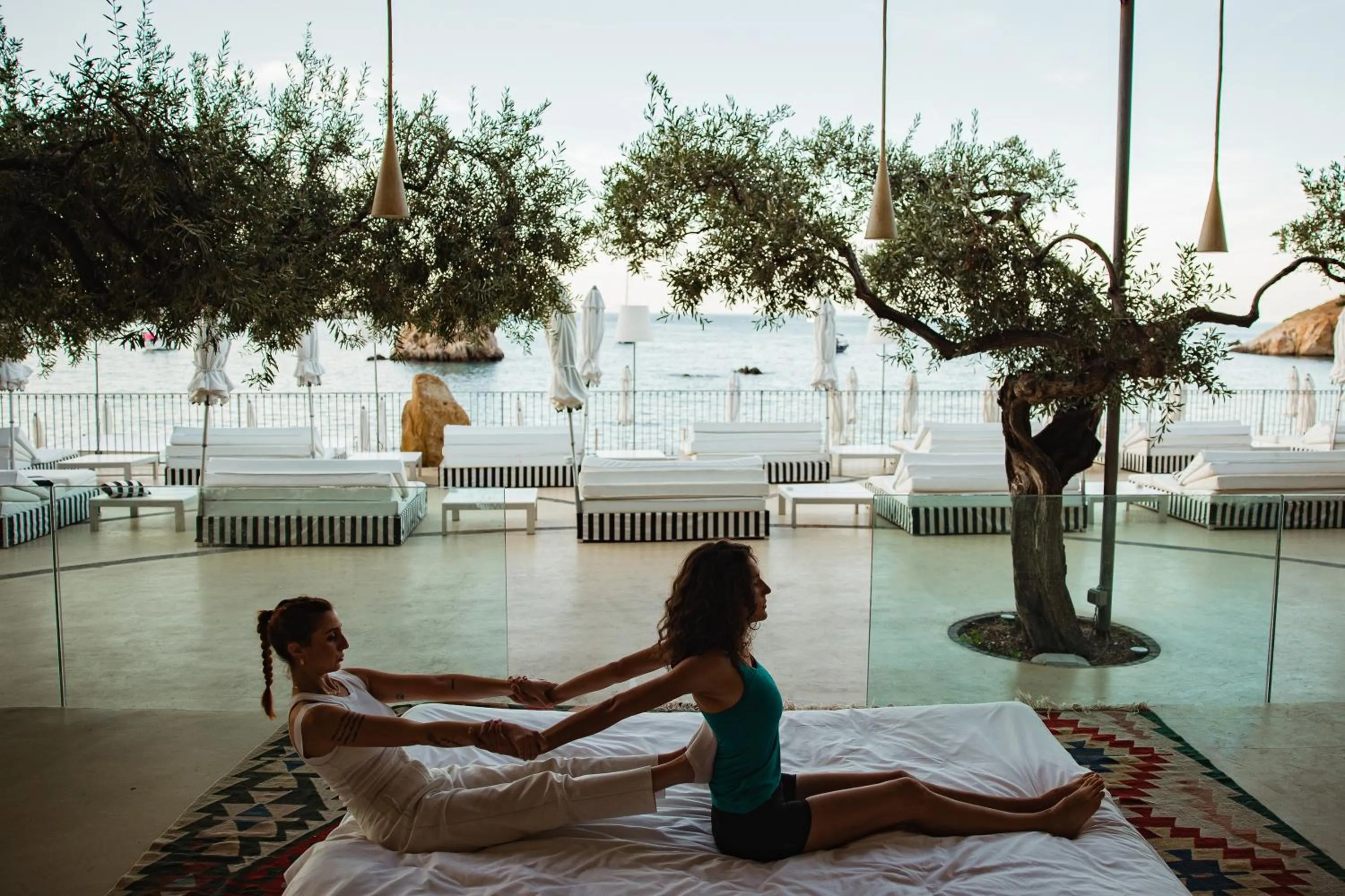 Massage in Le Calette Bay