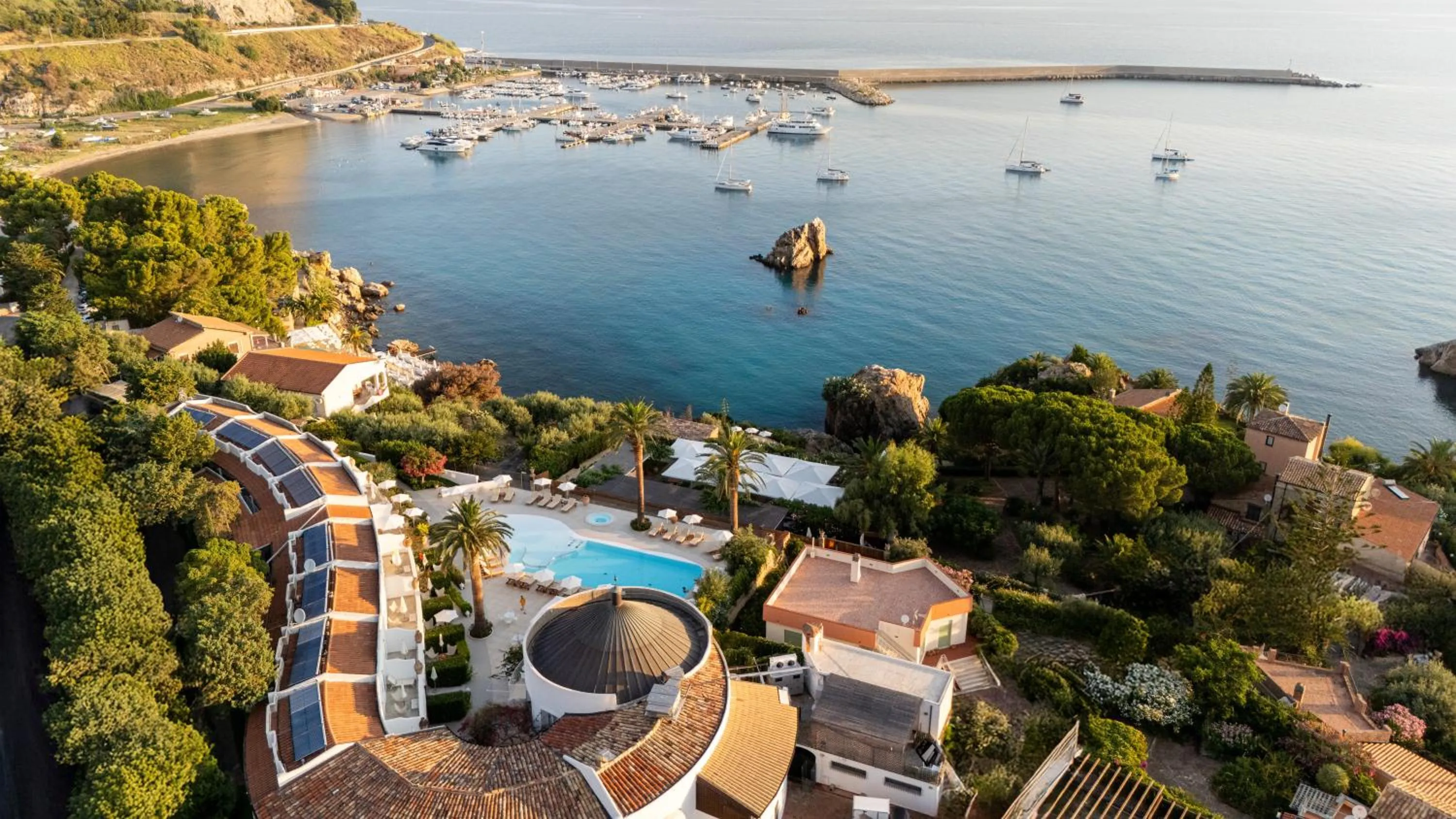 Property building in Le Calette Bay