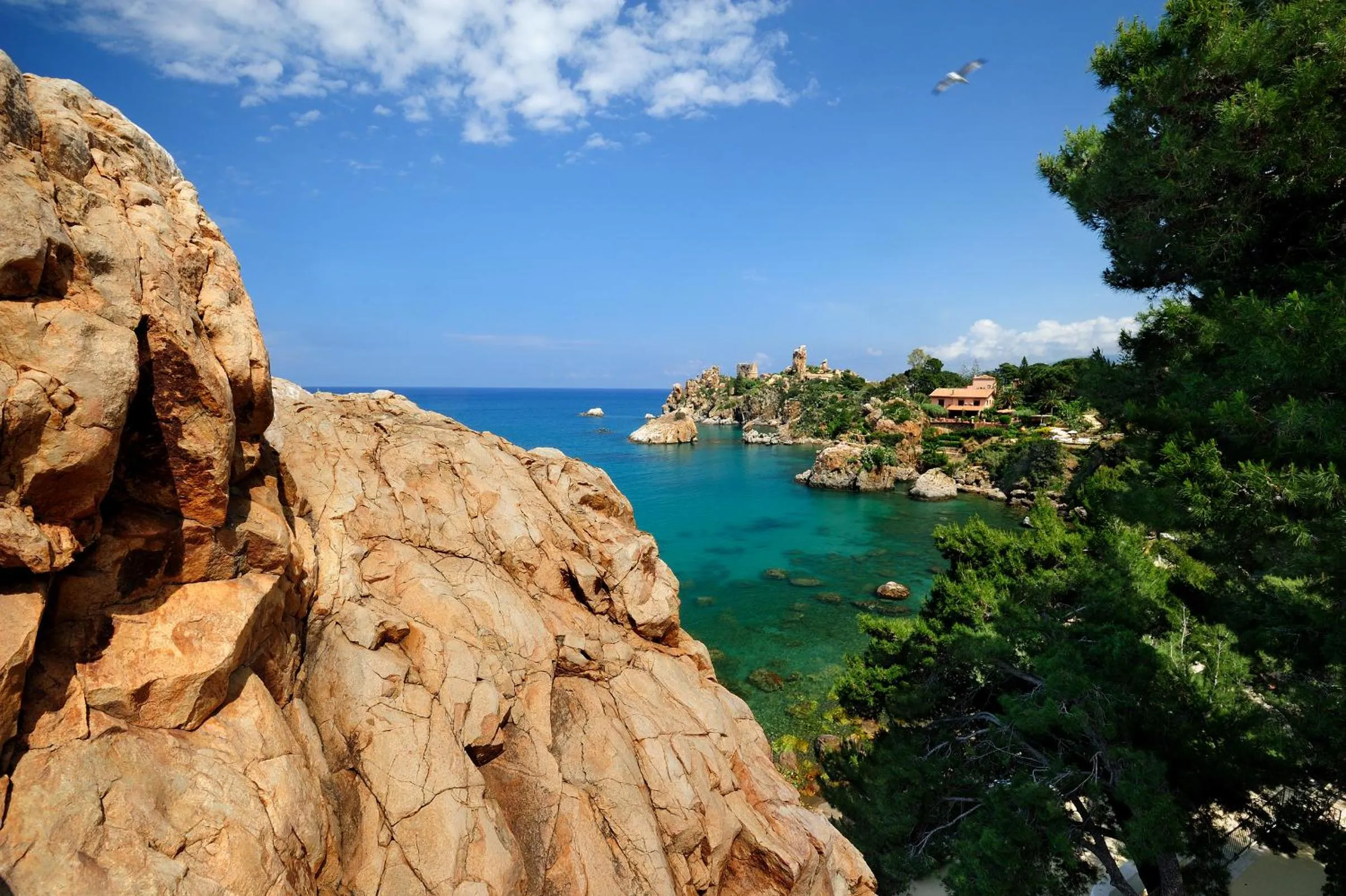 Sea view in Le Calette Bay