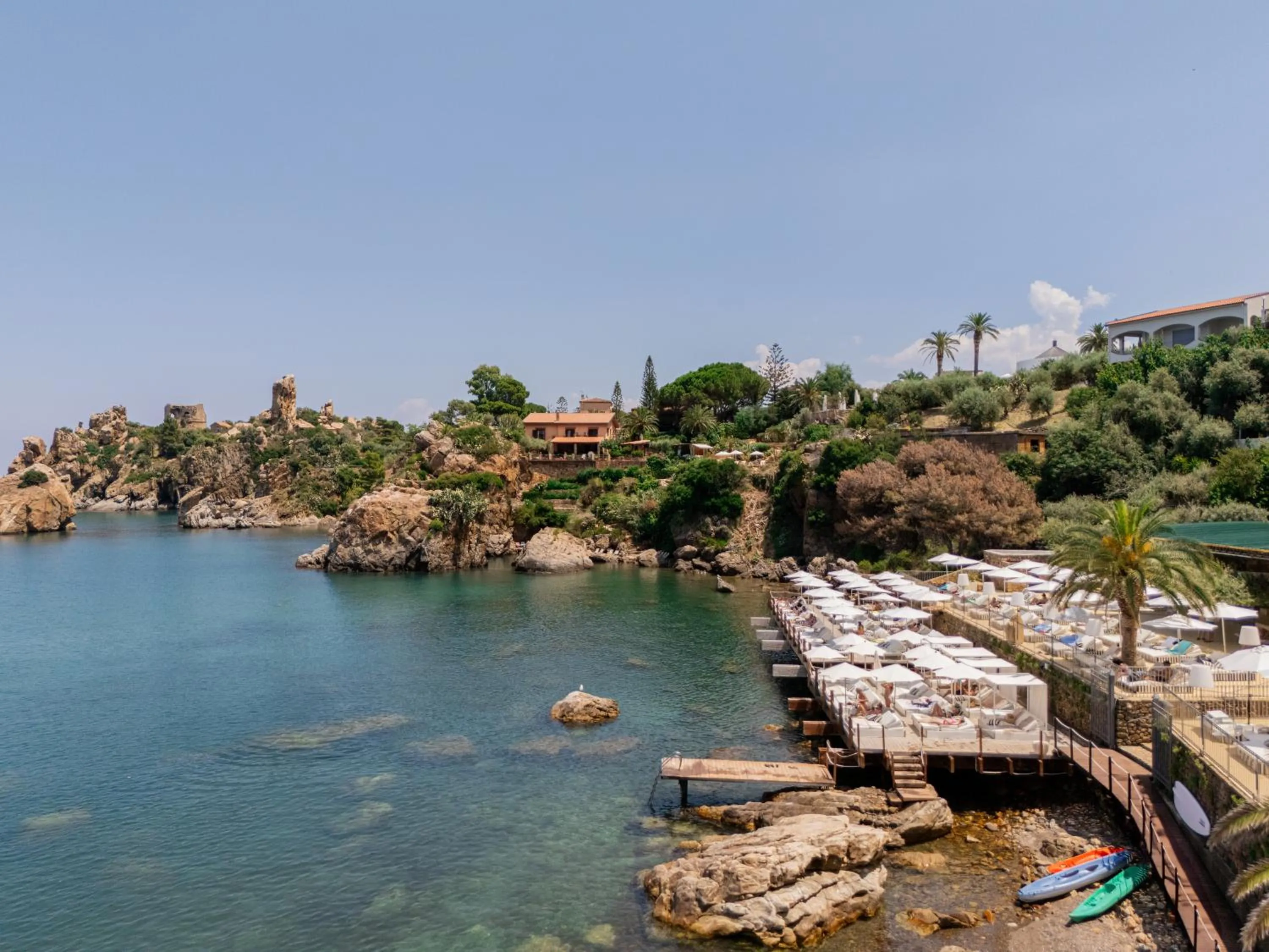 Beach in Le Calette Bay