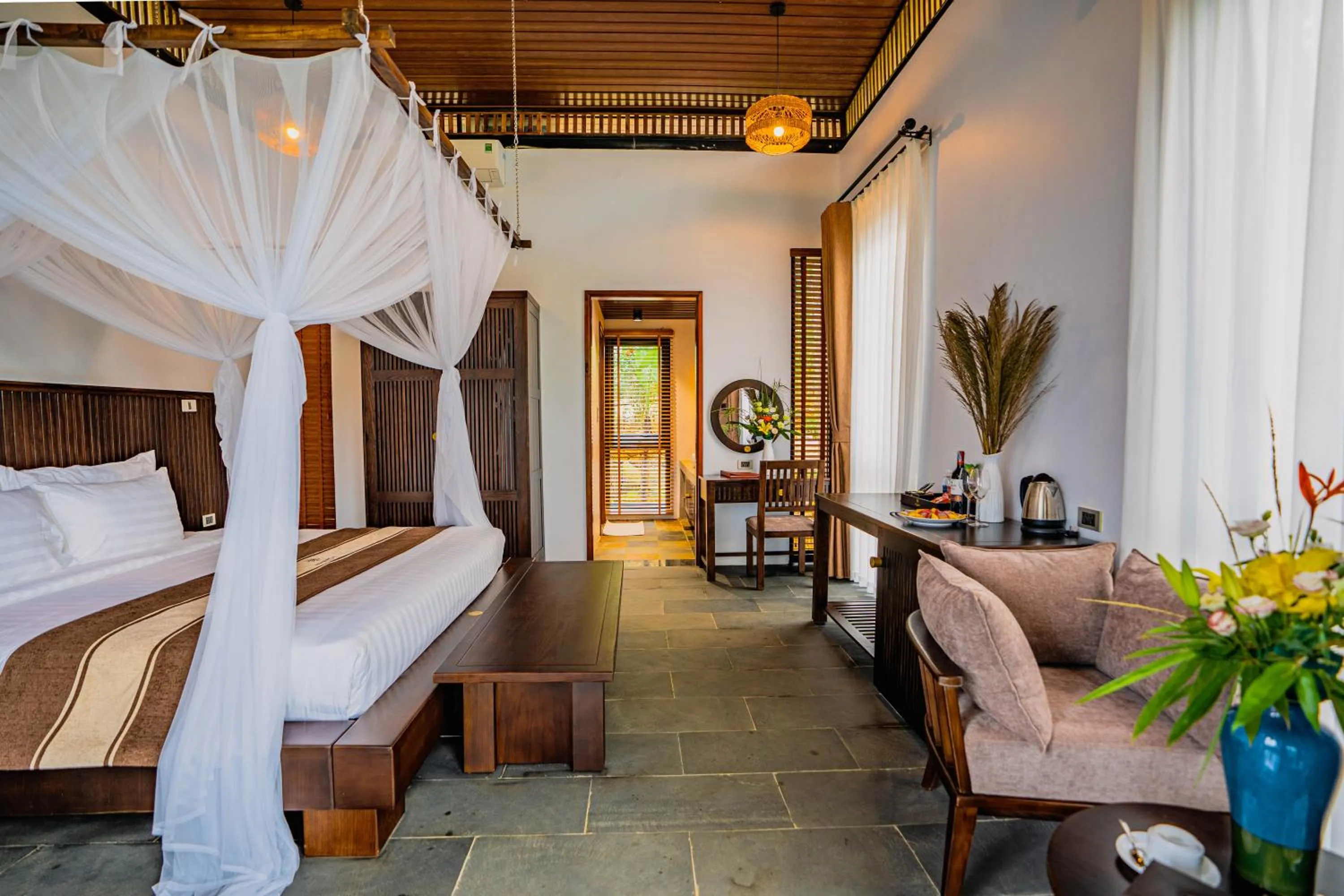 Bedroom, Bed in PU LUONG BOCBANDI RETREAT