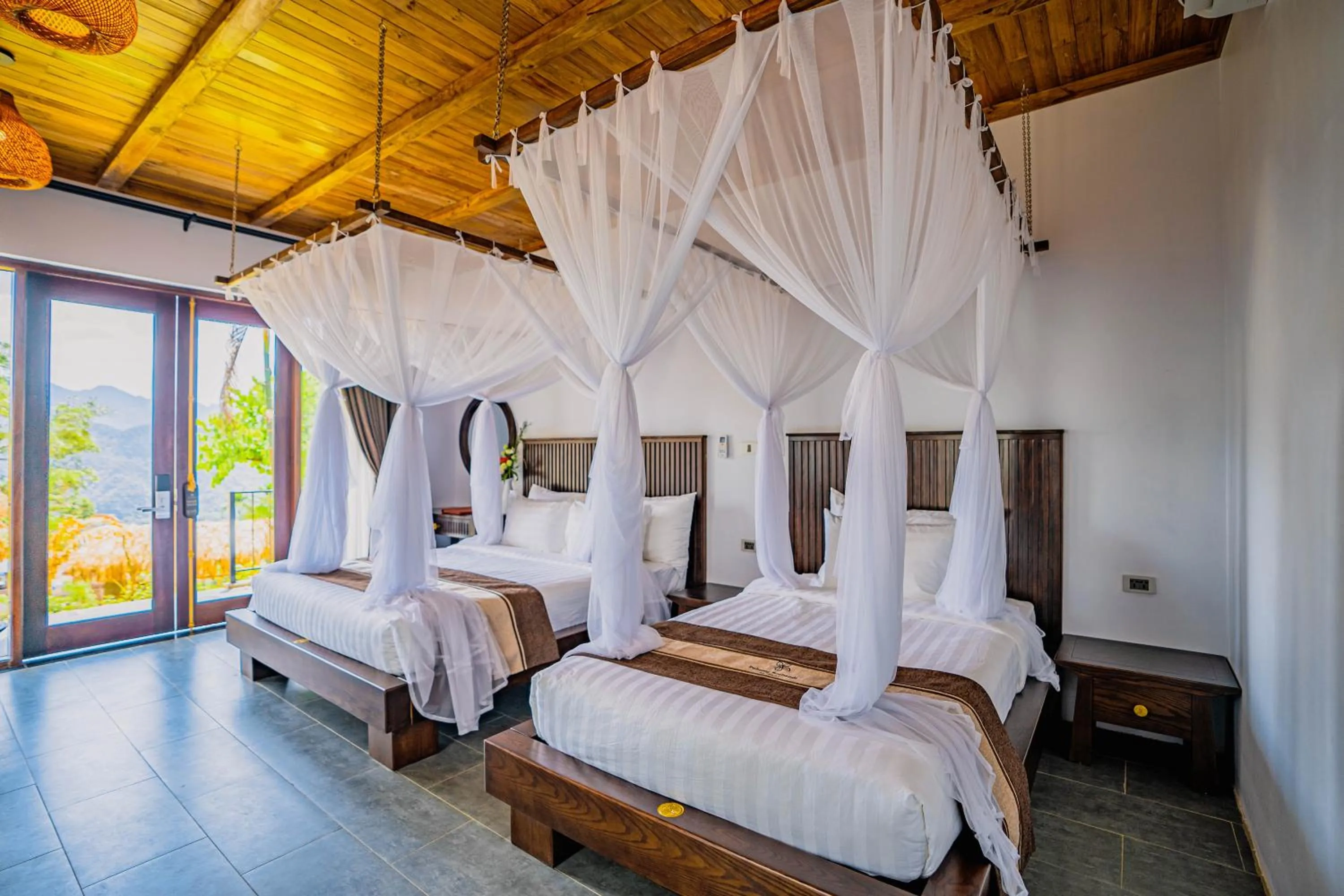Bedroom, Bed in PU LUONG BOCBANDI RETREAT