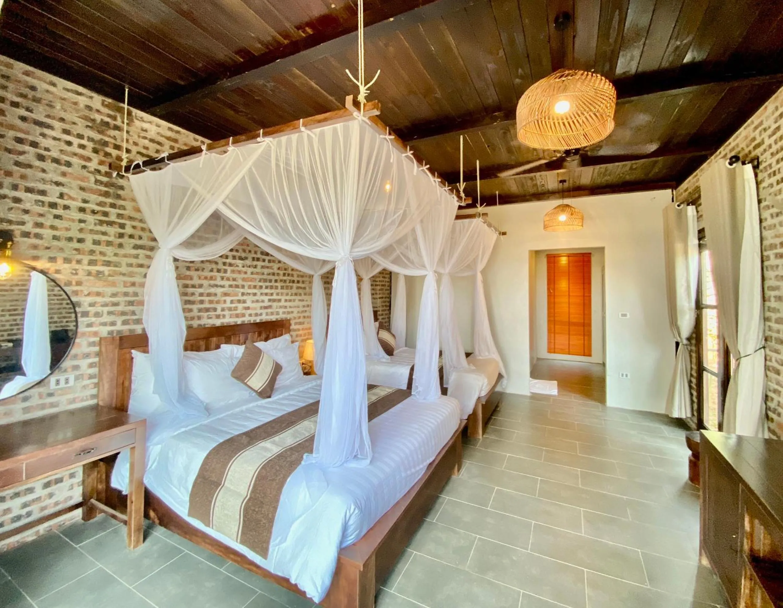 Bedroom, Bed in PU LUONG BOCBANDI RETREAT