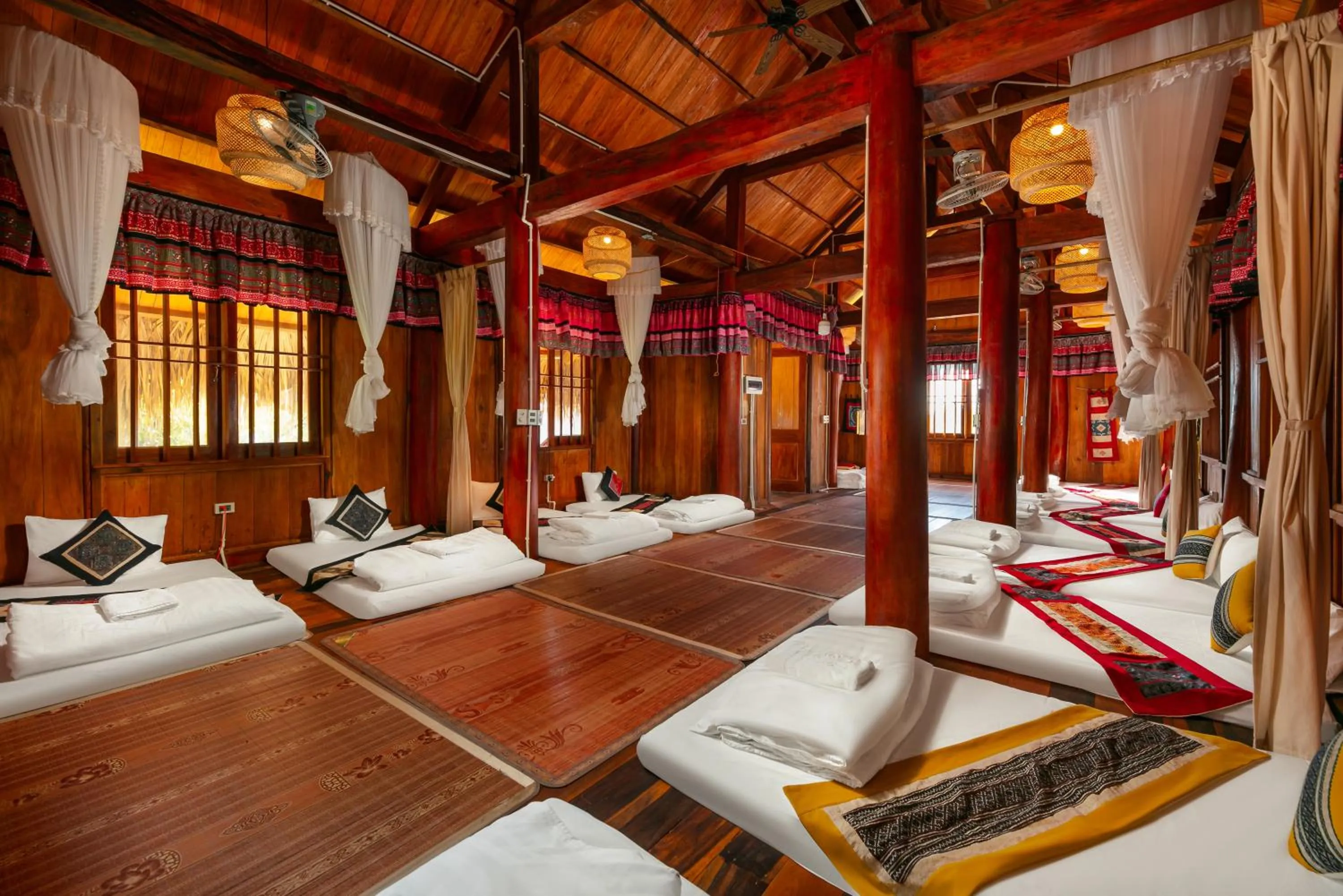 Bed in PU LUONG BOCBANDI RETREAT