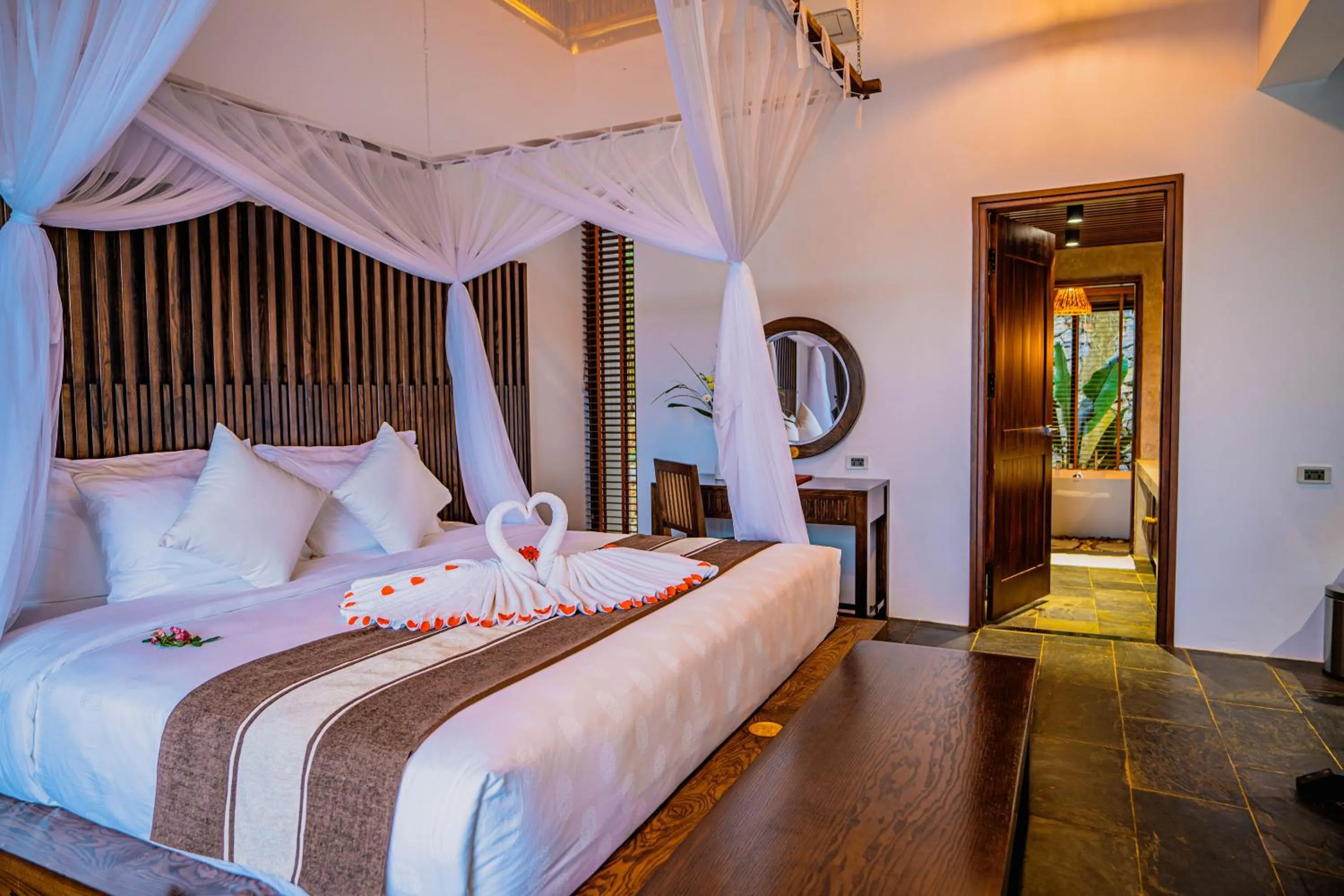 Bed in PU LUONG BOCBANDI RETREAT