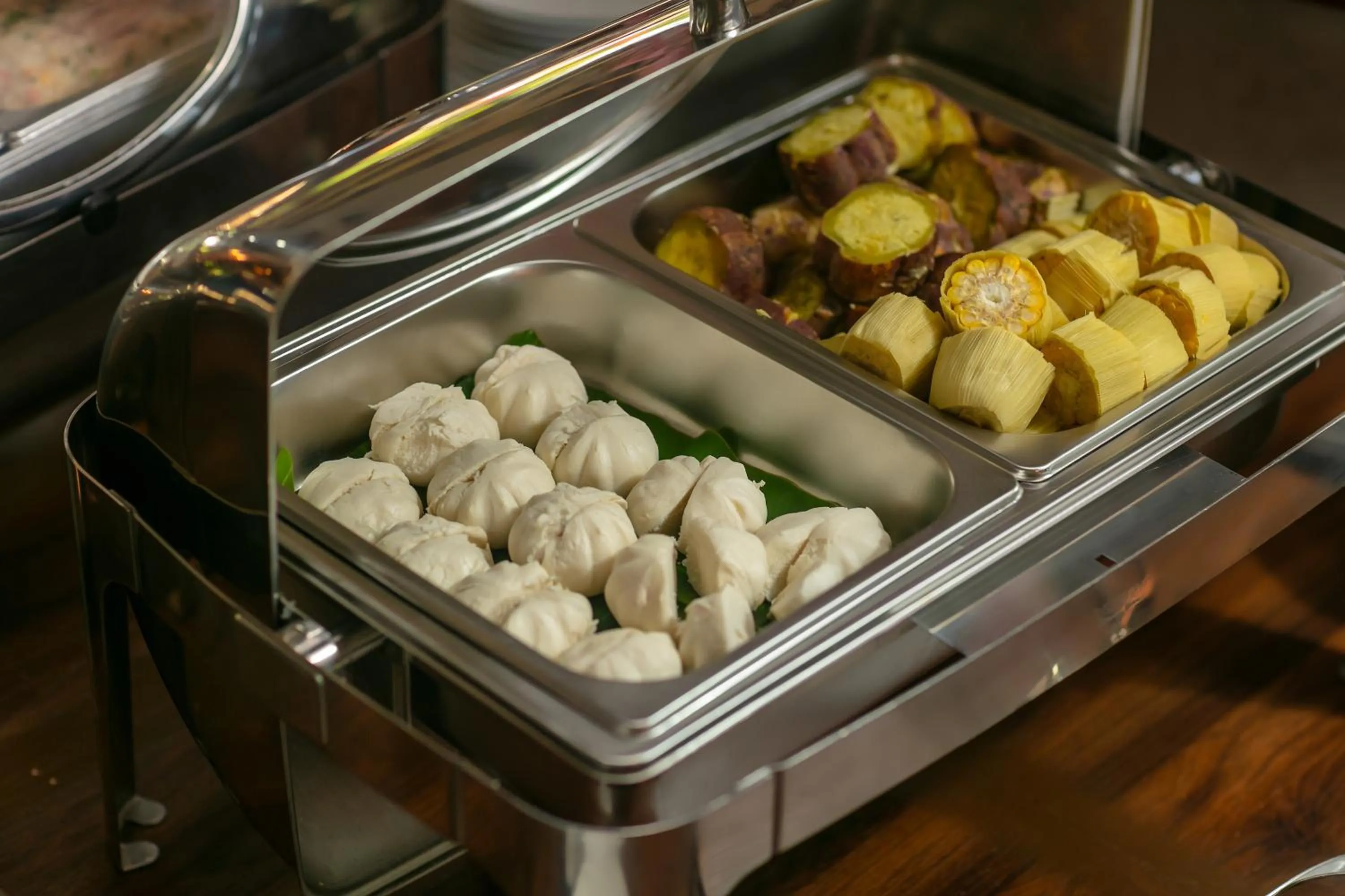 Buffet breakfast in PU LUONG BOCBANDI RETREAT