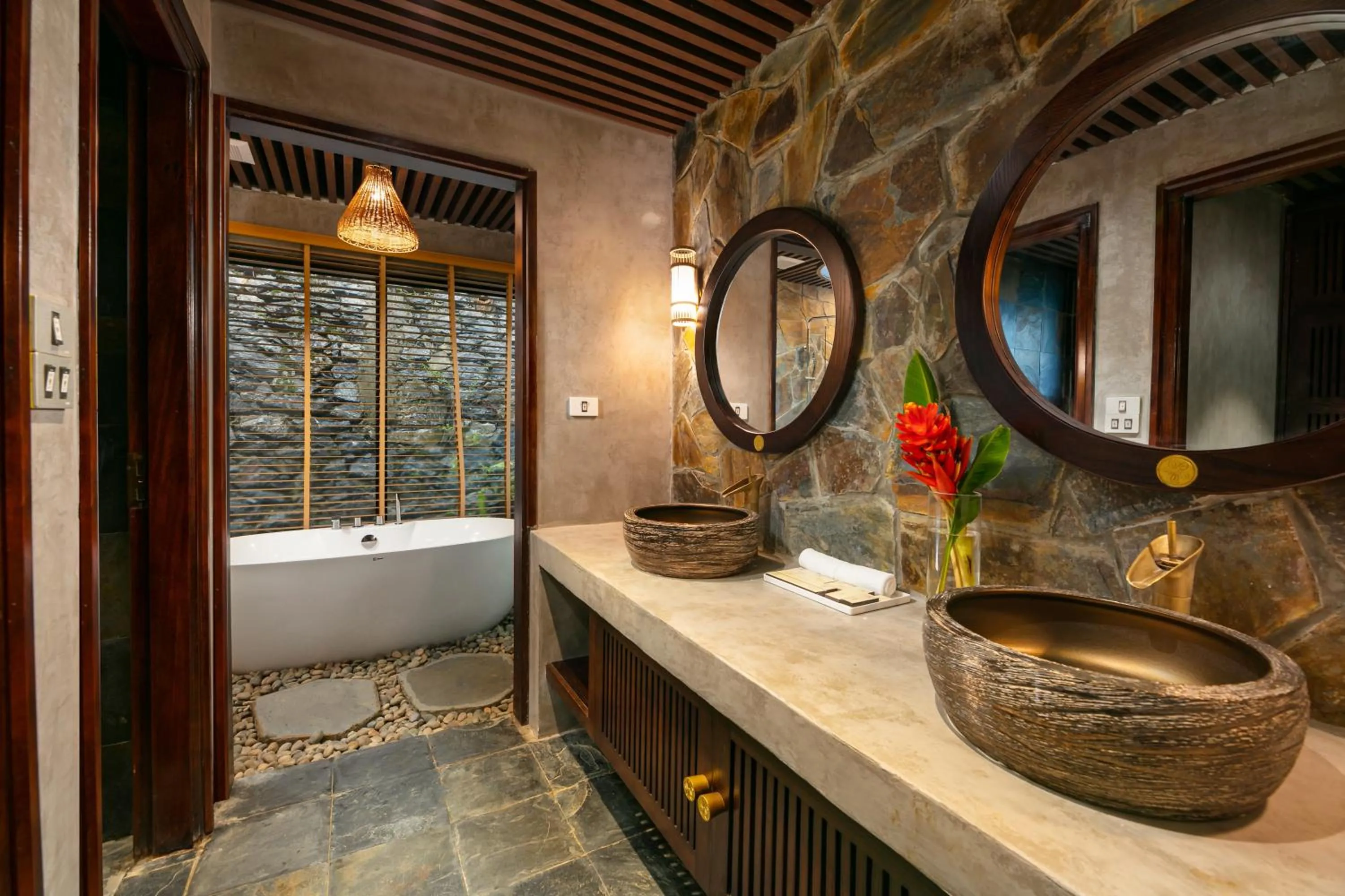 Bathroom in PU LUONG BOCBANDI RETREAT