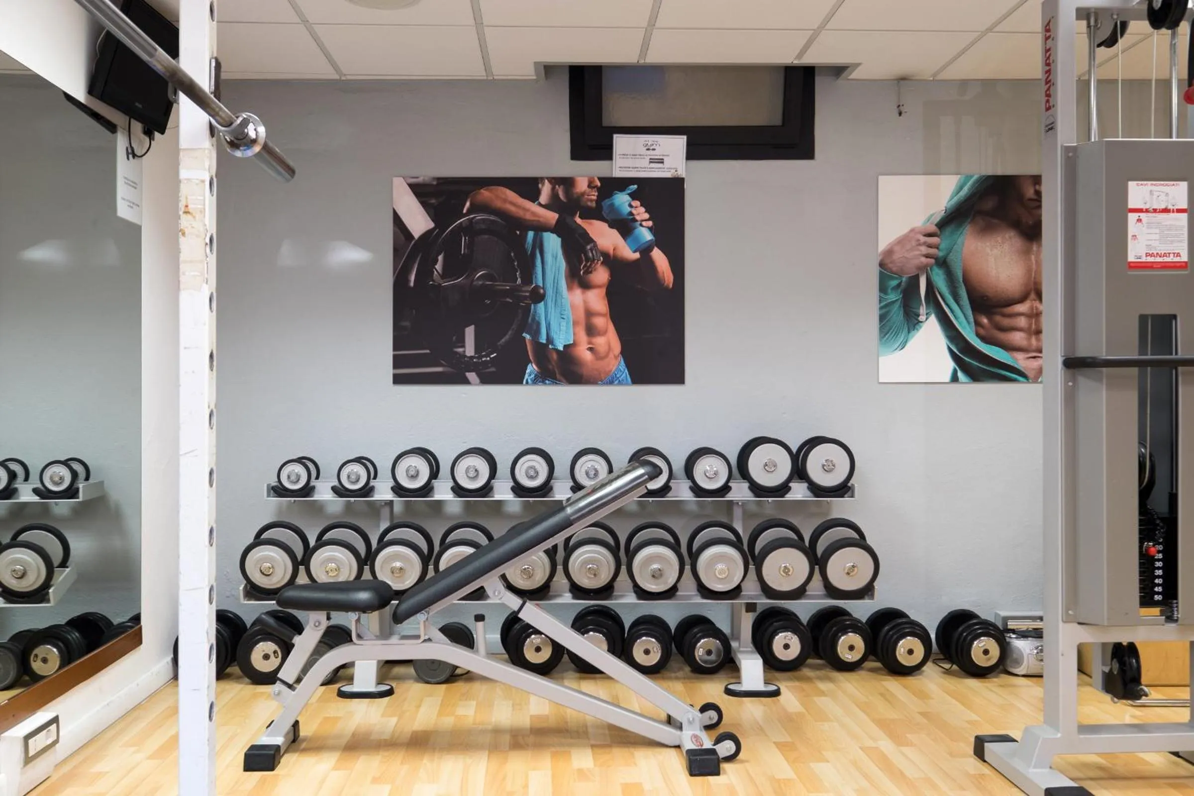 Fitness centre/facilities in Hotel Martini