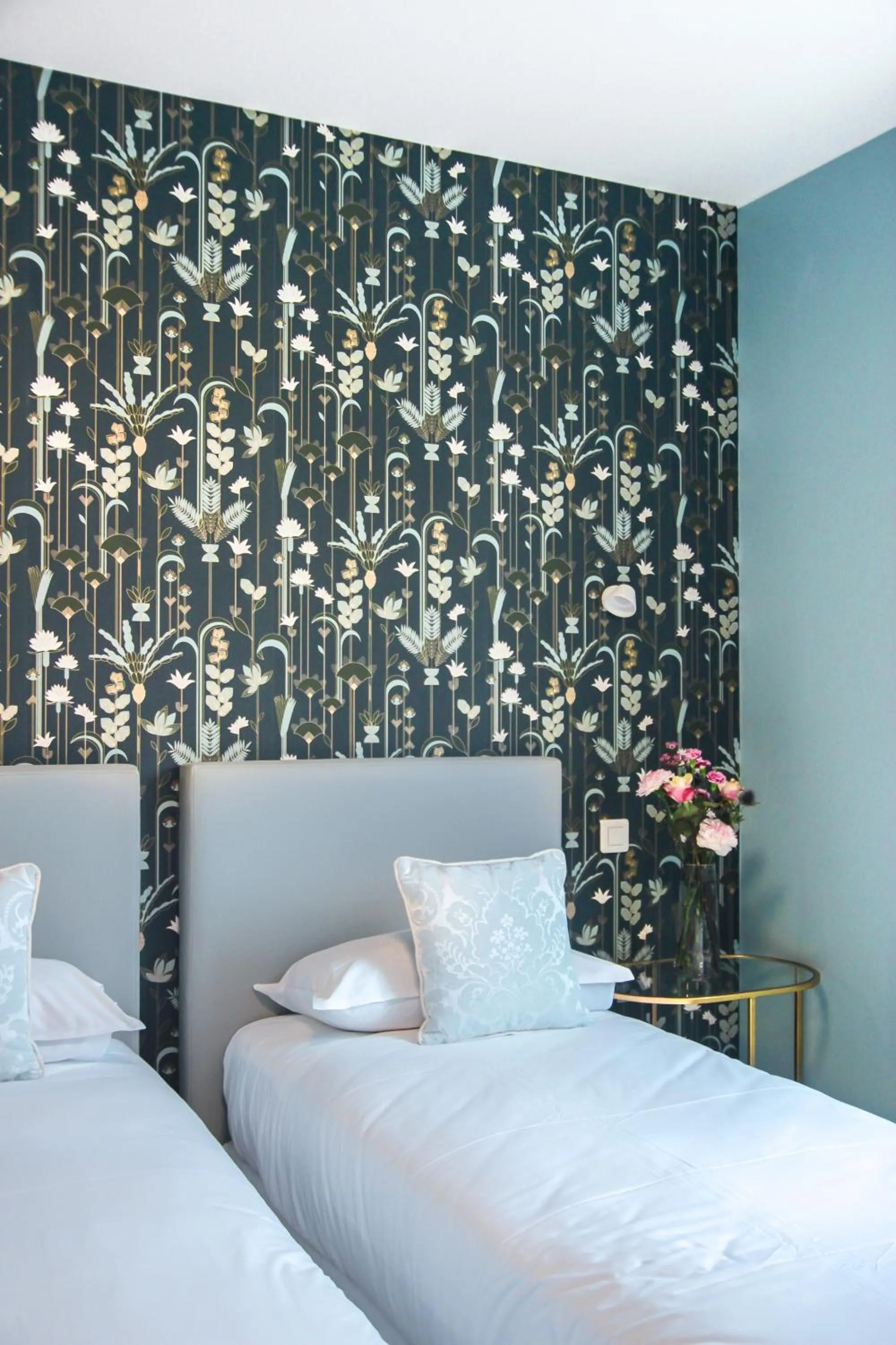 Bedroom, Bed in Hôtel Le Petit Périer