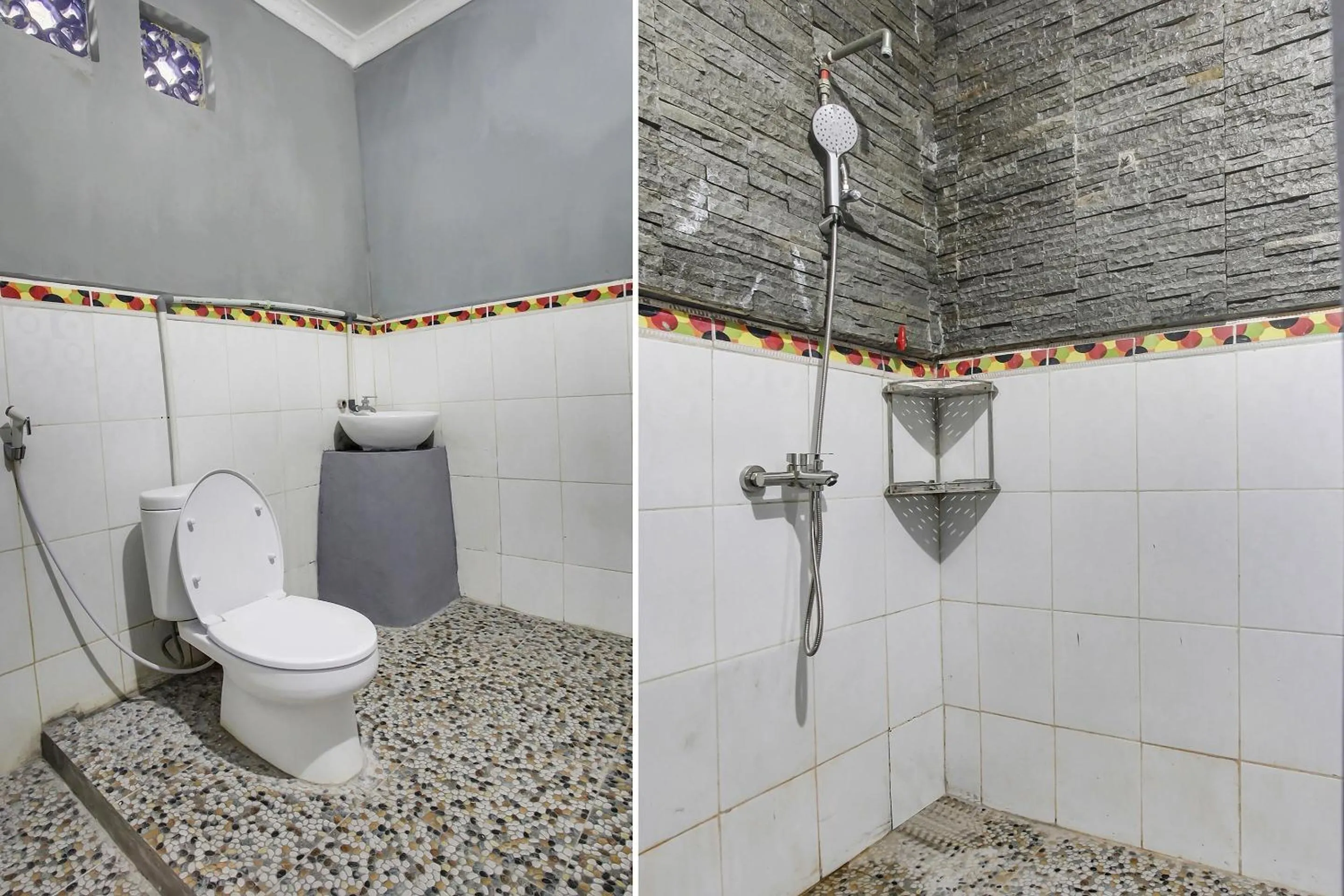 Bathroom in Hotel O Cottage Putra Mutun Beach