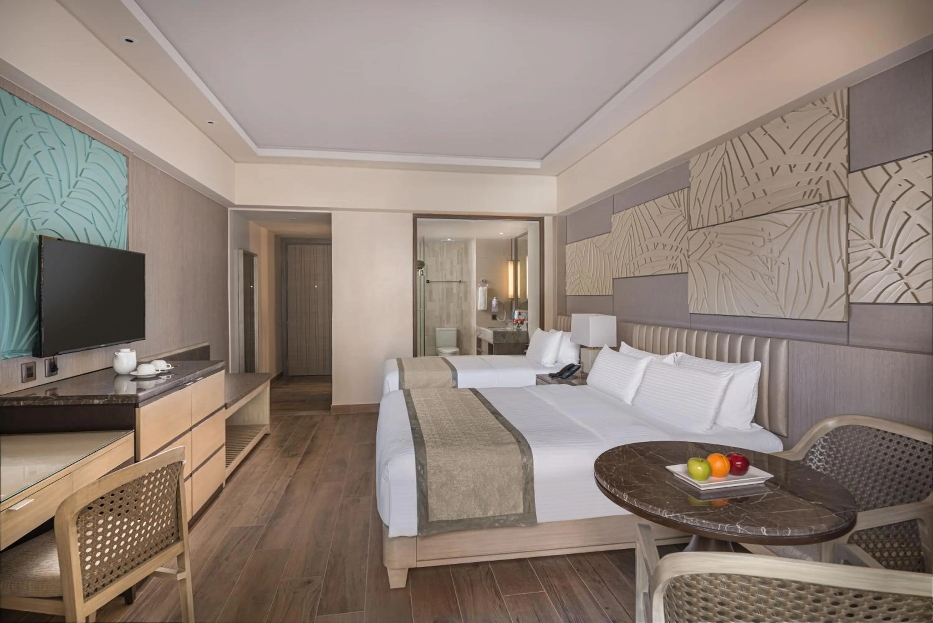 Bed in Henann Park Resort