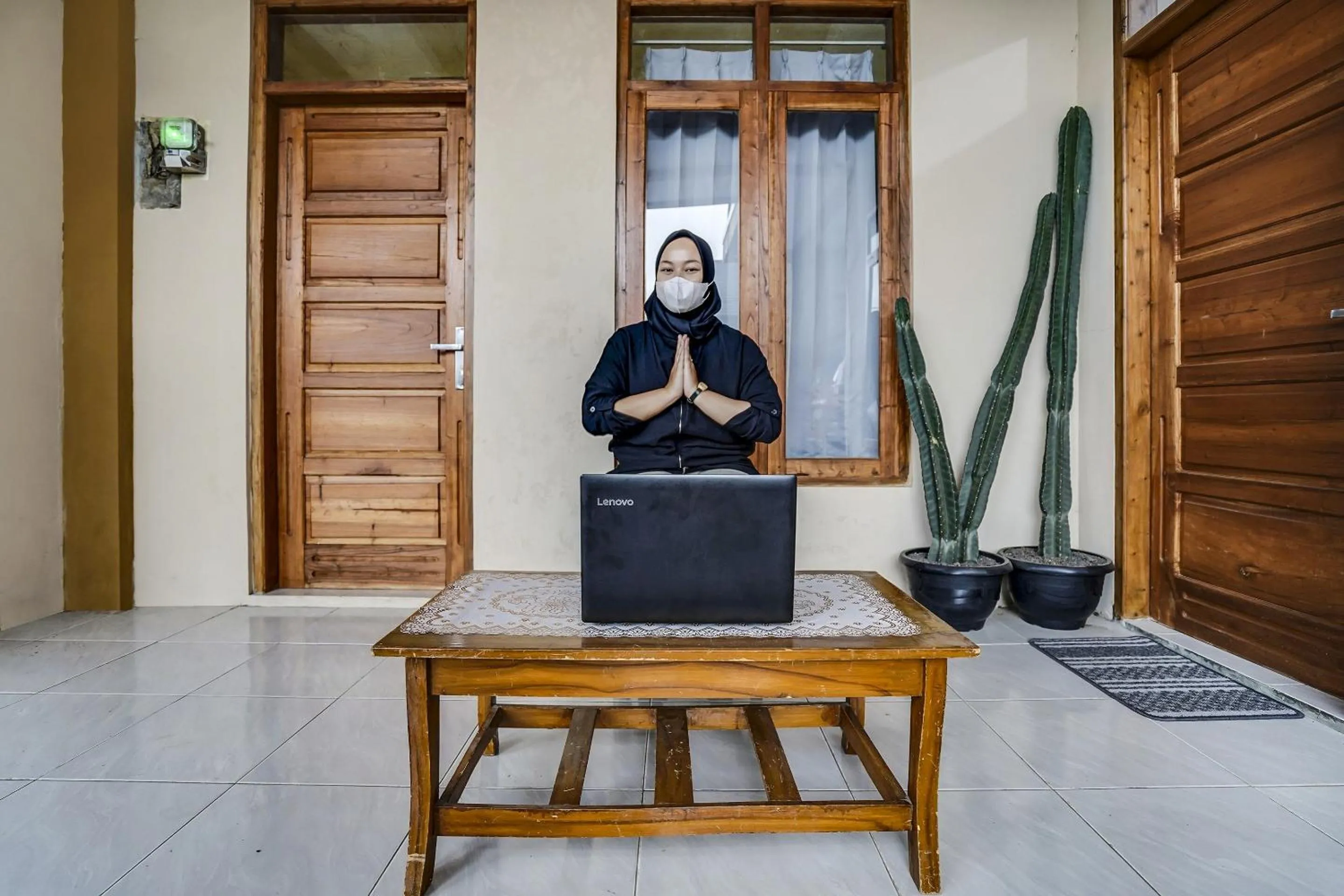 Lobby or reception in OYO Homes 91006 Eco Tourism Desa Cibodas Areng 5 Syariah