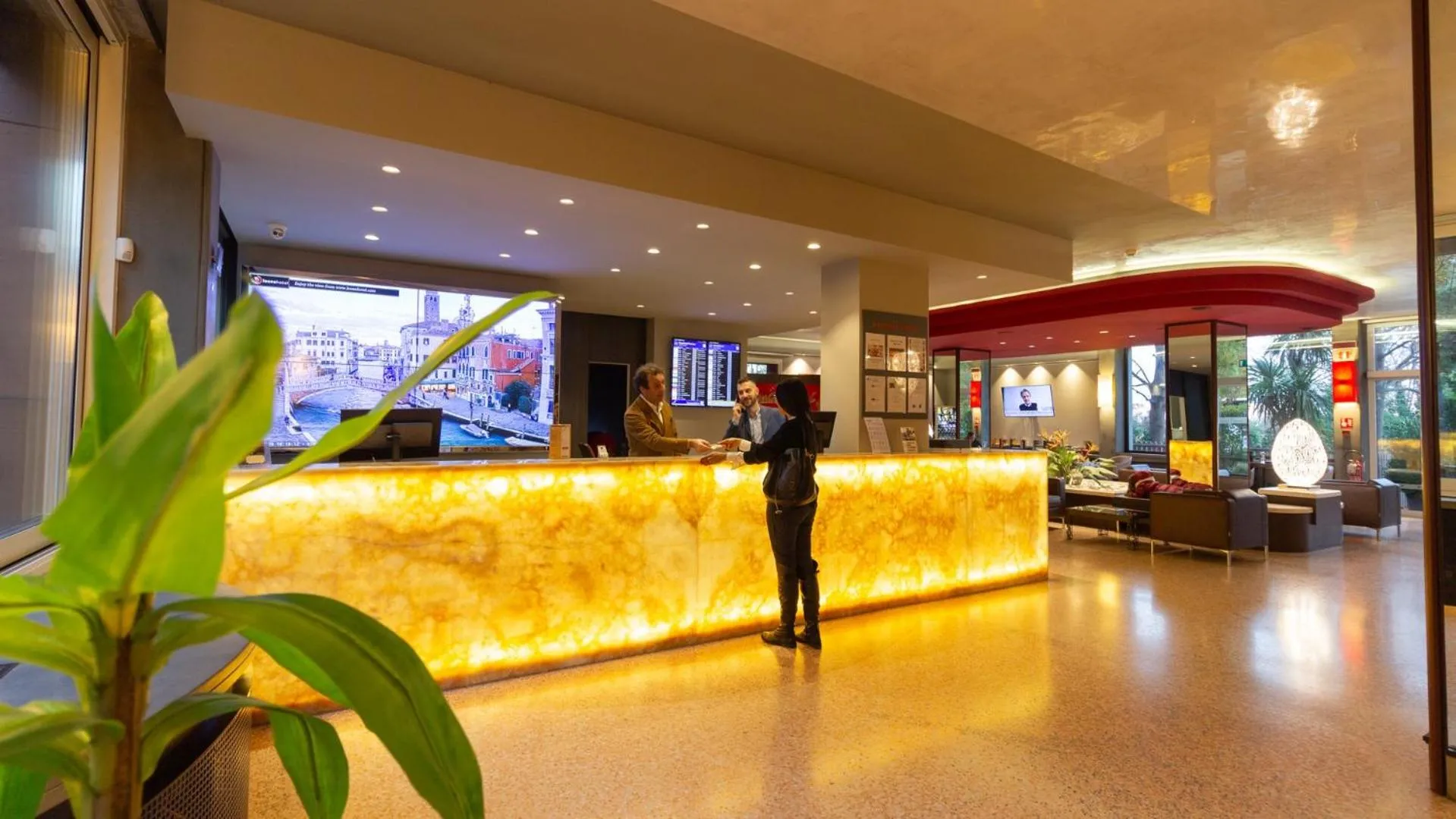 Lobby or reception in Antony Hotel - Venice Airport